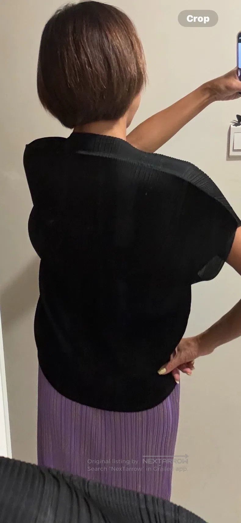 Issey Miyake Issey Miyake Black Short Sleeve Size L / US 10 / IT 46 - 8 Thumbnail