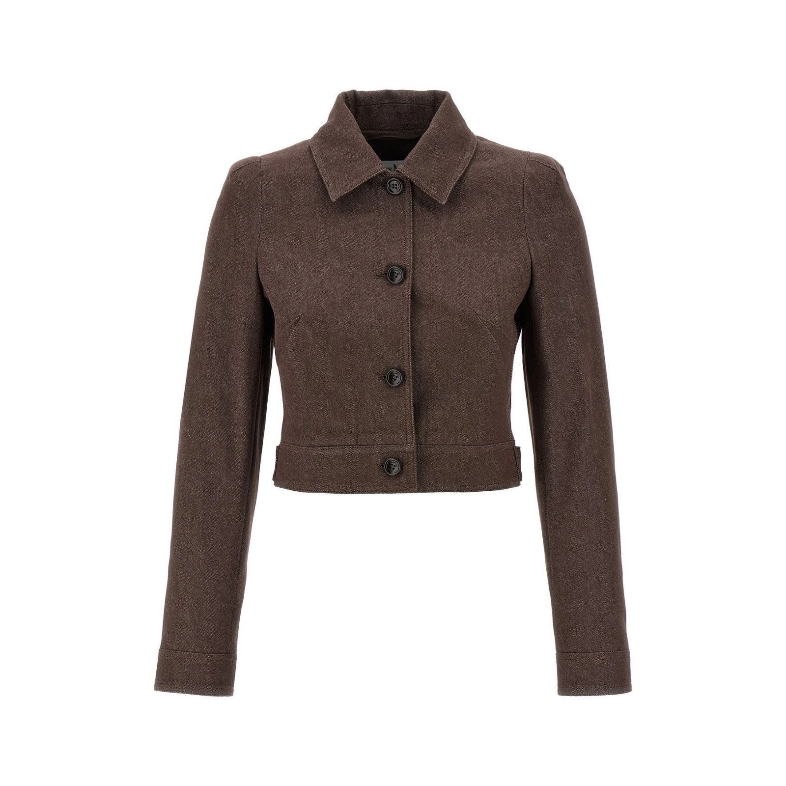 Max Mara MAX MARA Carpa Brown Denim Blazer Jacket New & Authentic (Wo Size XS / US 0-2 / IT 36-38 - 1 Thumbnail