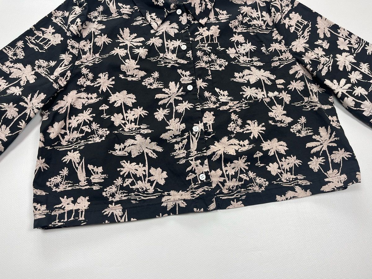 Maje Maje Cropped Shirt Palm Print Size 2 Tropical Size M / US 6-8 / IT 42-44 - 5 Thumbnail