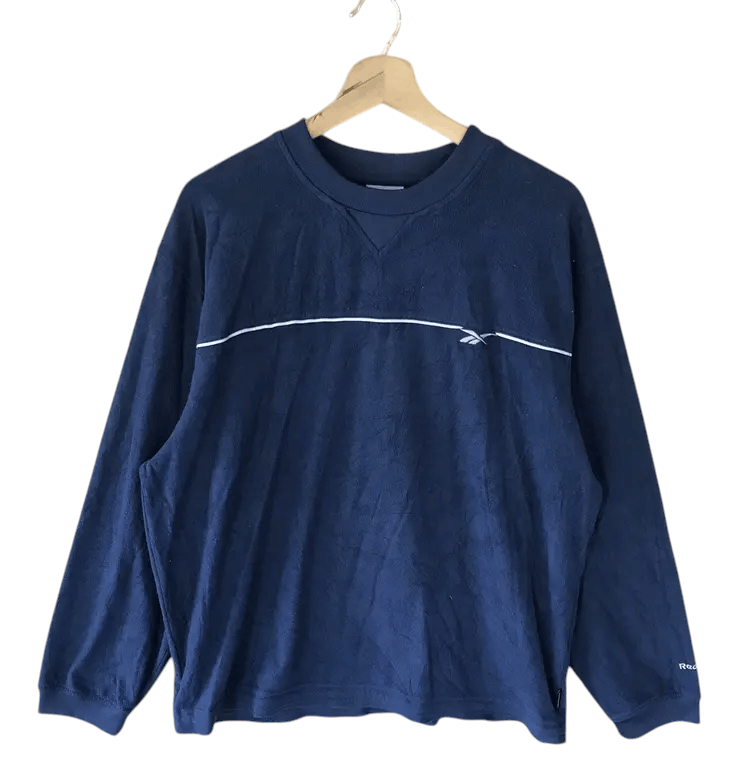 Reebok Vintage Reebok Fleece Sweatshirts Size US L / EU 52-54 / 3 - 1 Thumbnail