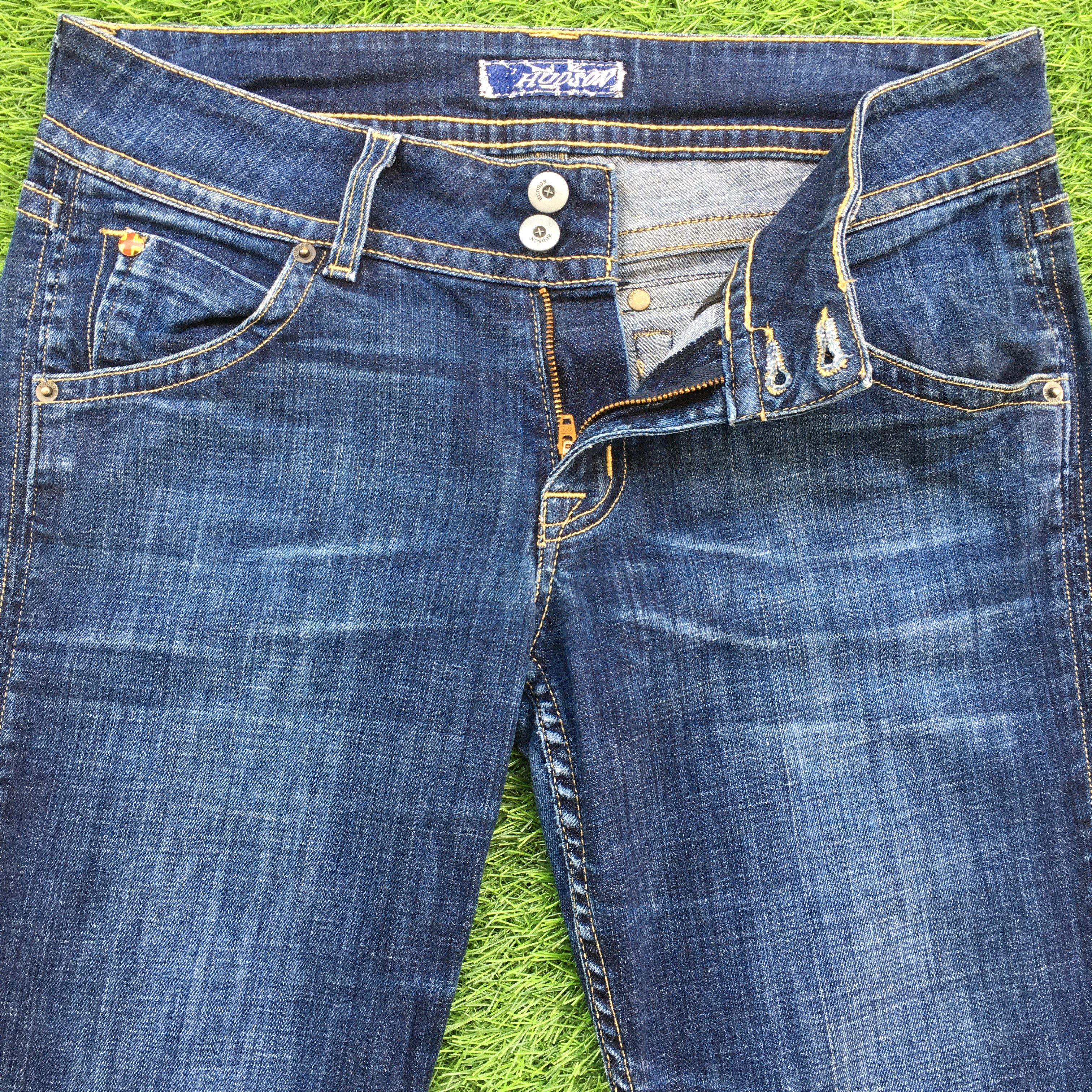 Designer × Jean Hudson Bootcut Flared Jeans D-955 Size 30" / US 8 / IT 44 - 3 Thumbnail