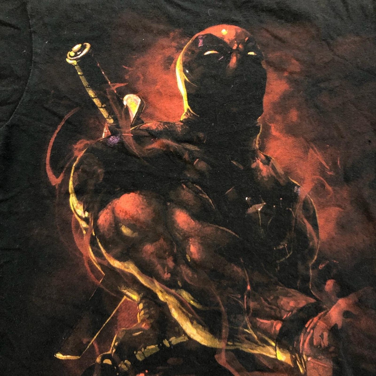 Marvel Comics Men's Black Marvel Deadpool Graphic Tee Size US S / EU 44-46 / 1 - 4 Thumbnail