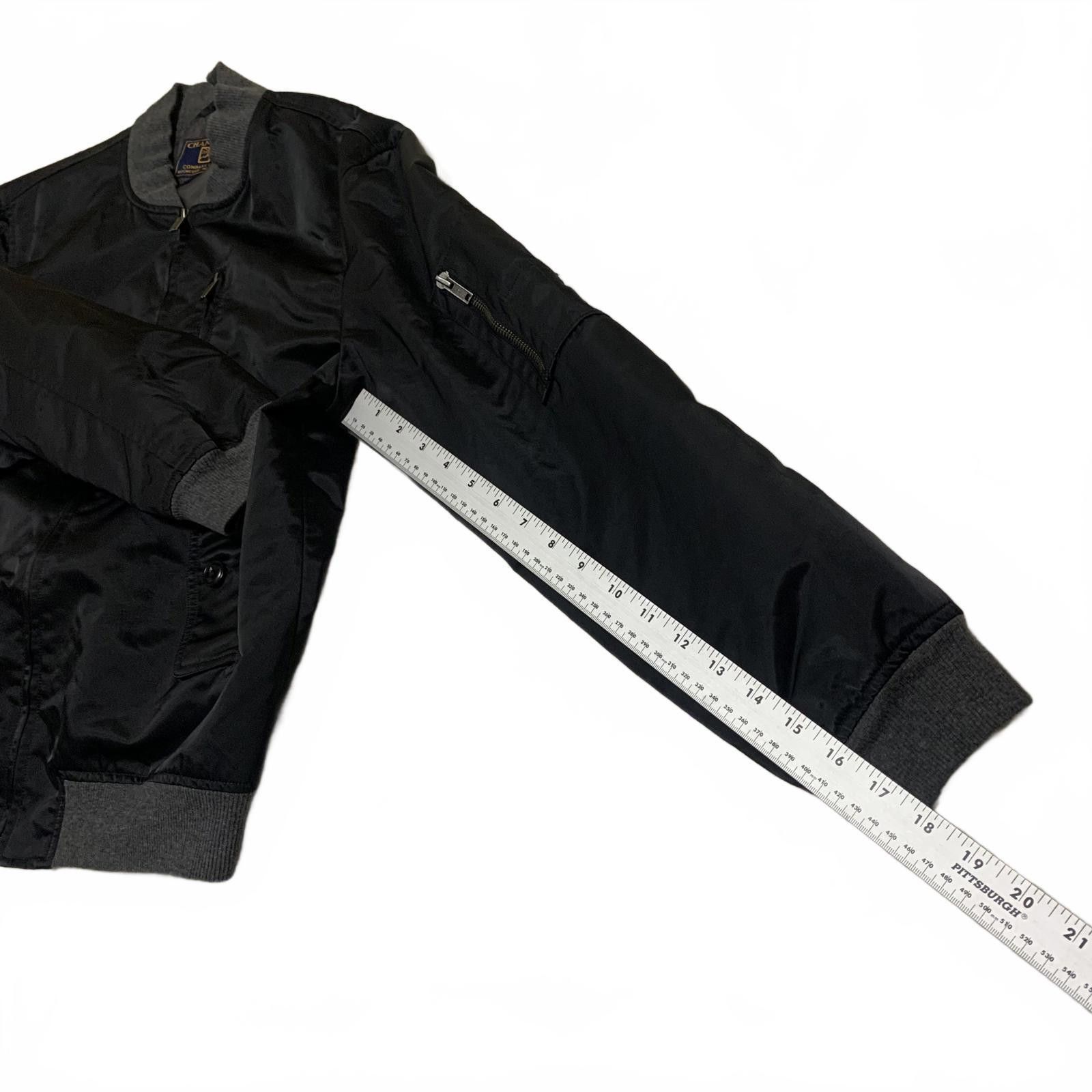 Other Vintage 90s Champion Bomber Jacket M Black Gray Ribbed USA Size US M / EU 48-50 / 2 - 9 Thumbnail