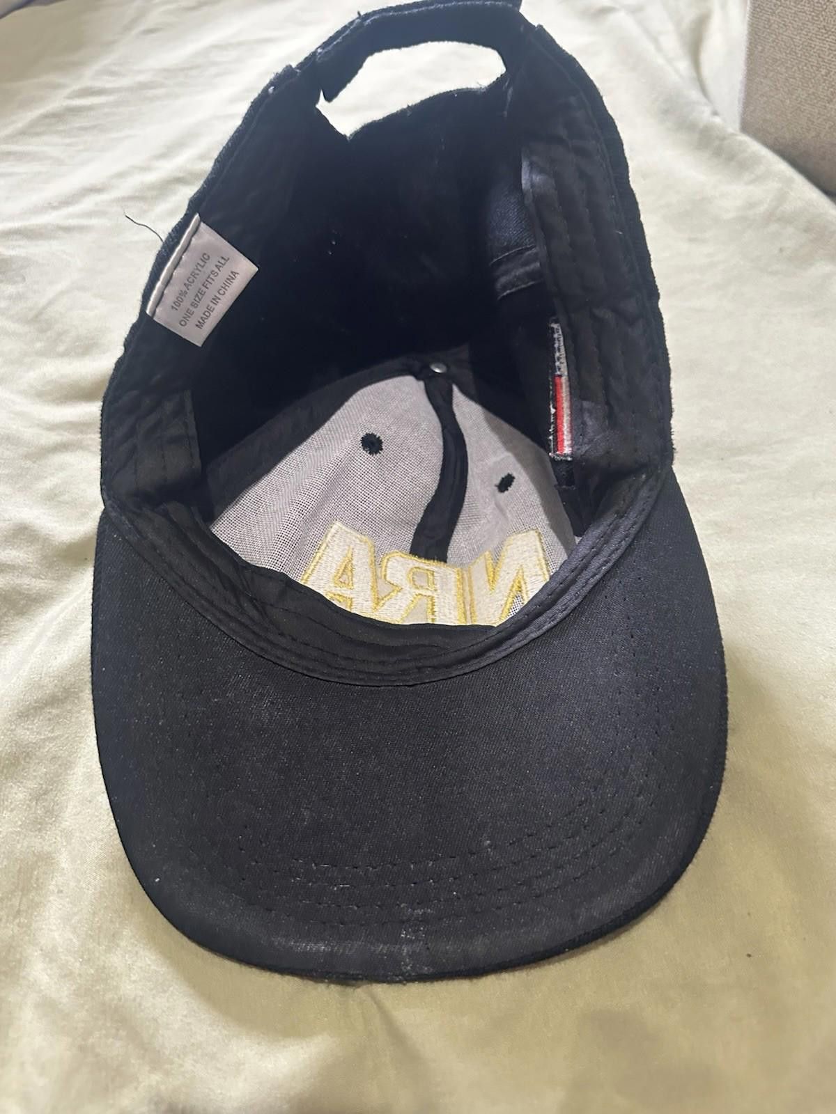 Designer NRA black snapback cap hat Flag One Size Size ONE SIZE - 3 Thumbnail