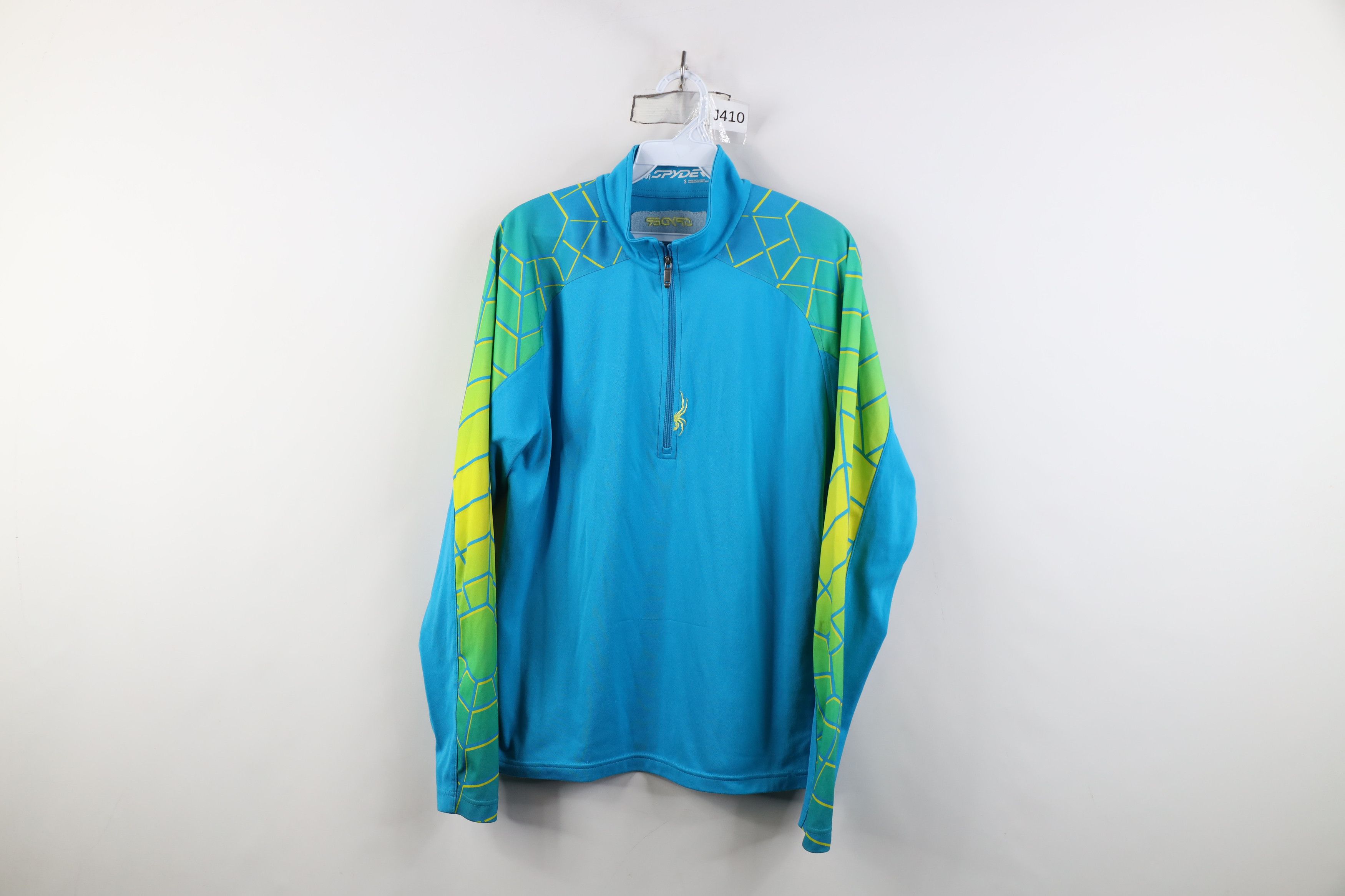 Spyder Vintage Spyder Big Logo Half Zip Pullover Jacket Top Blue Size US S / EU 44-46 / 1 - 1 Thumbnail