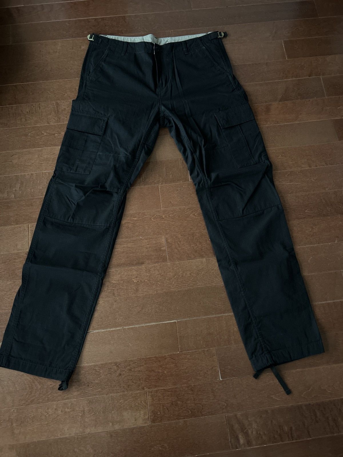 image of Carhartt Wip Carhartt Work In Progress Wip Aviator Pants Size 34 in Black, Men's