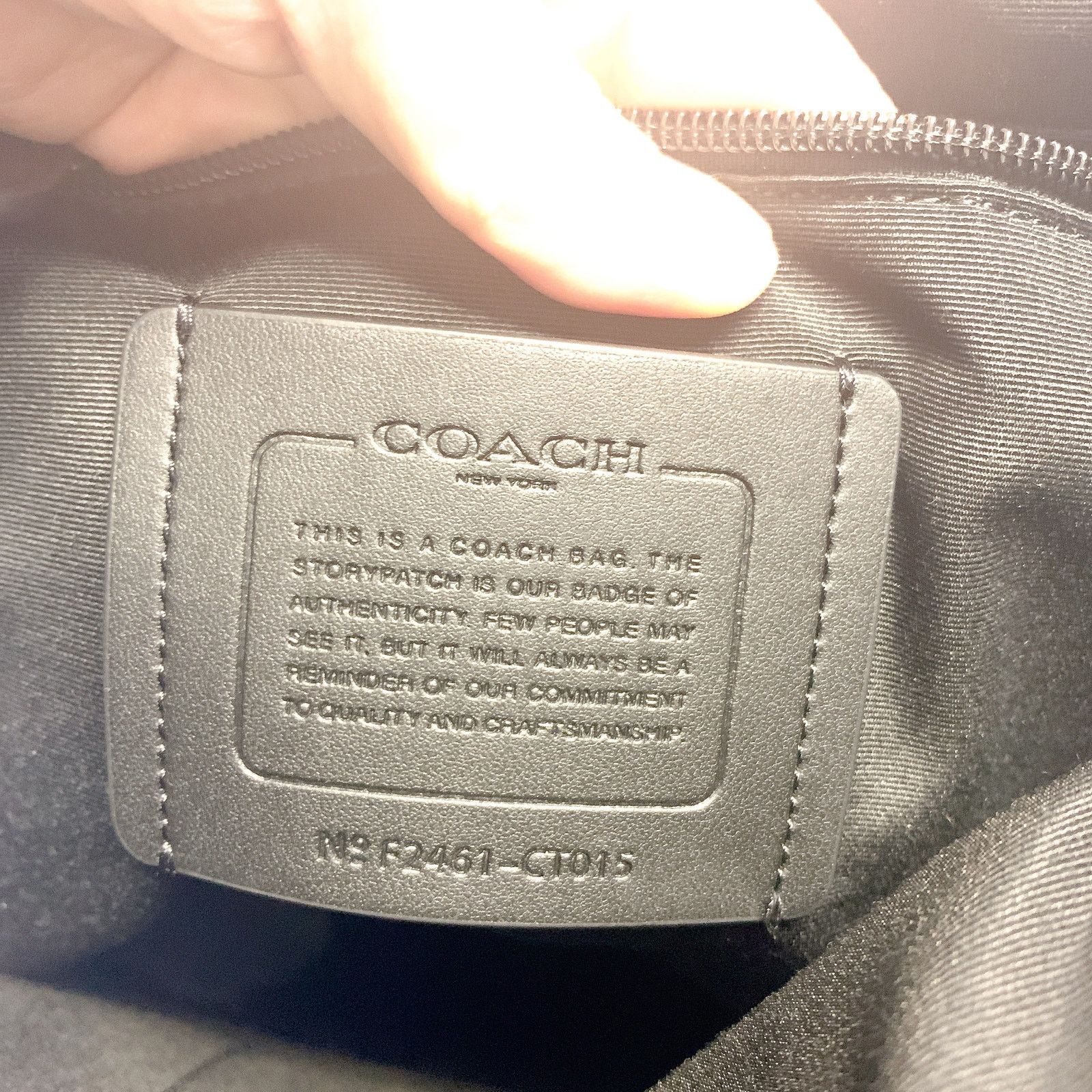 Coach Coach CT015 Sprint Backpack IN Black Size ONE SIZE - 8 Thumbnail