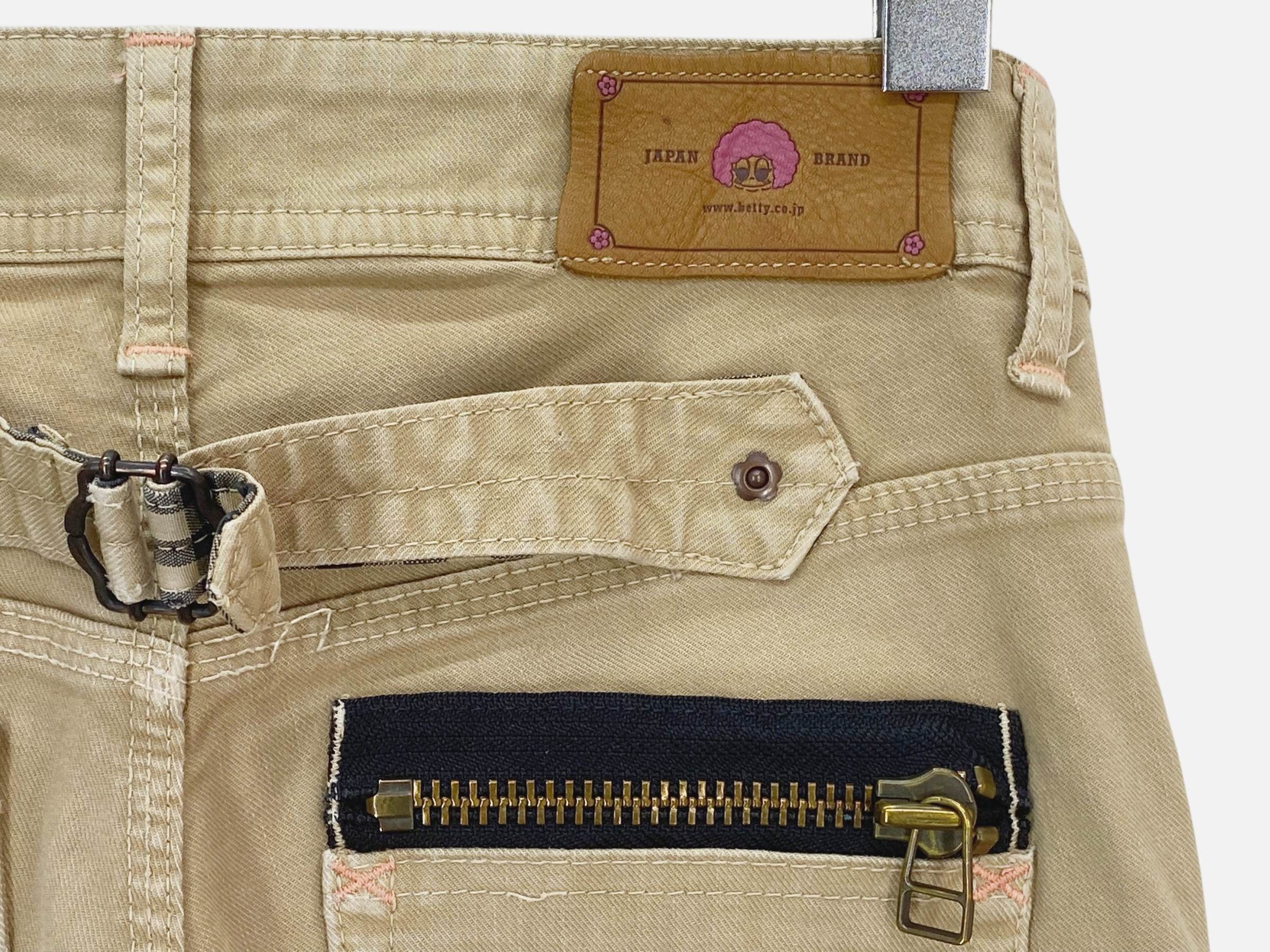 Japanese Brand Betty Smith Pants Buckle Back Pants Size 24" / US 00 / IT 34 - 11 Thumbnail