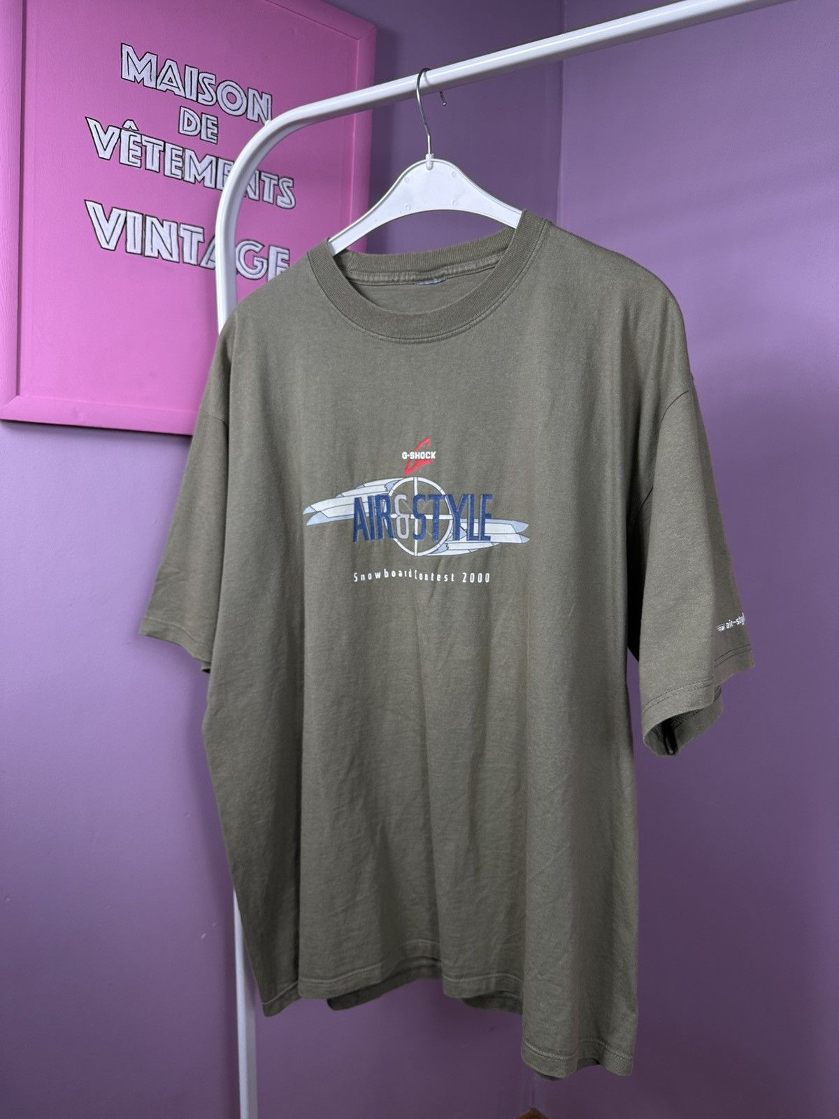 Quiksilver 2000 Quiksilver X G-Shock T-Shirt Snowboard Contest Size US L / EU 52-54 / 3 - 6 Thumbnail
