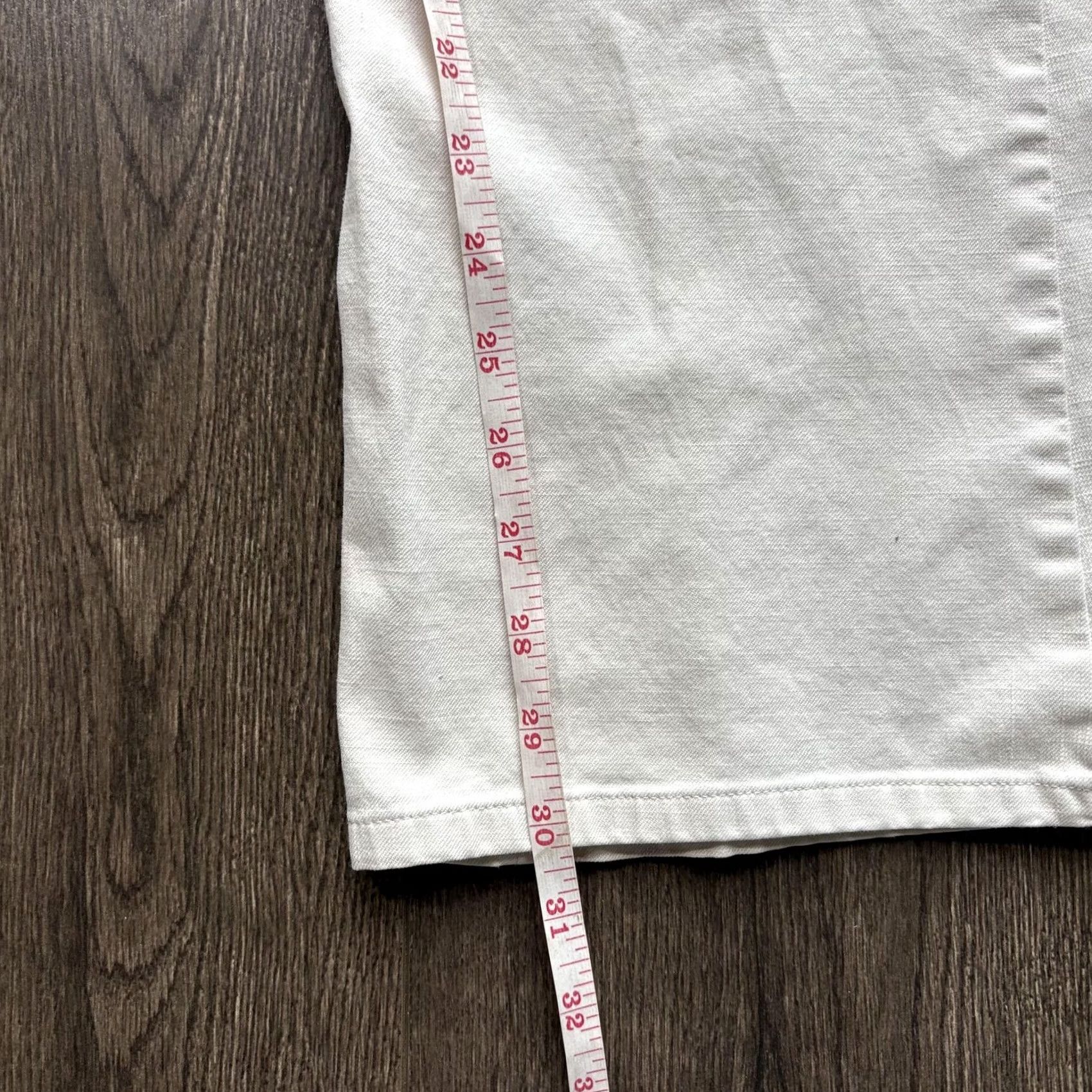 Denime Mudd Jeans Juniors 9 White Y2K Low Rise Bootcut Flare Stretch Denim Size 24" / US 00 / IT 34 - 6 Thumbnail