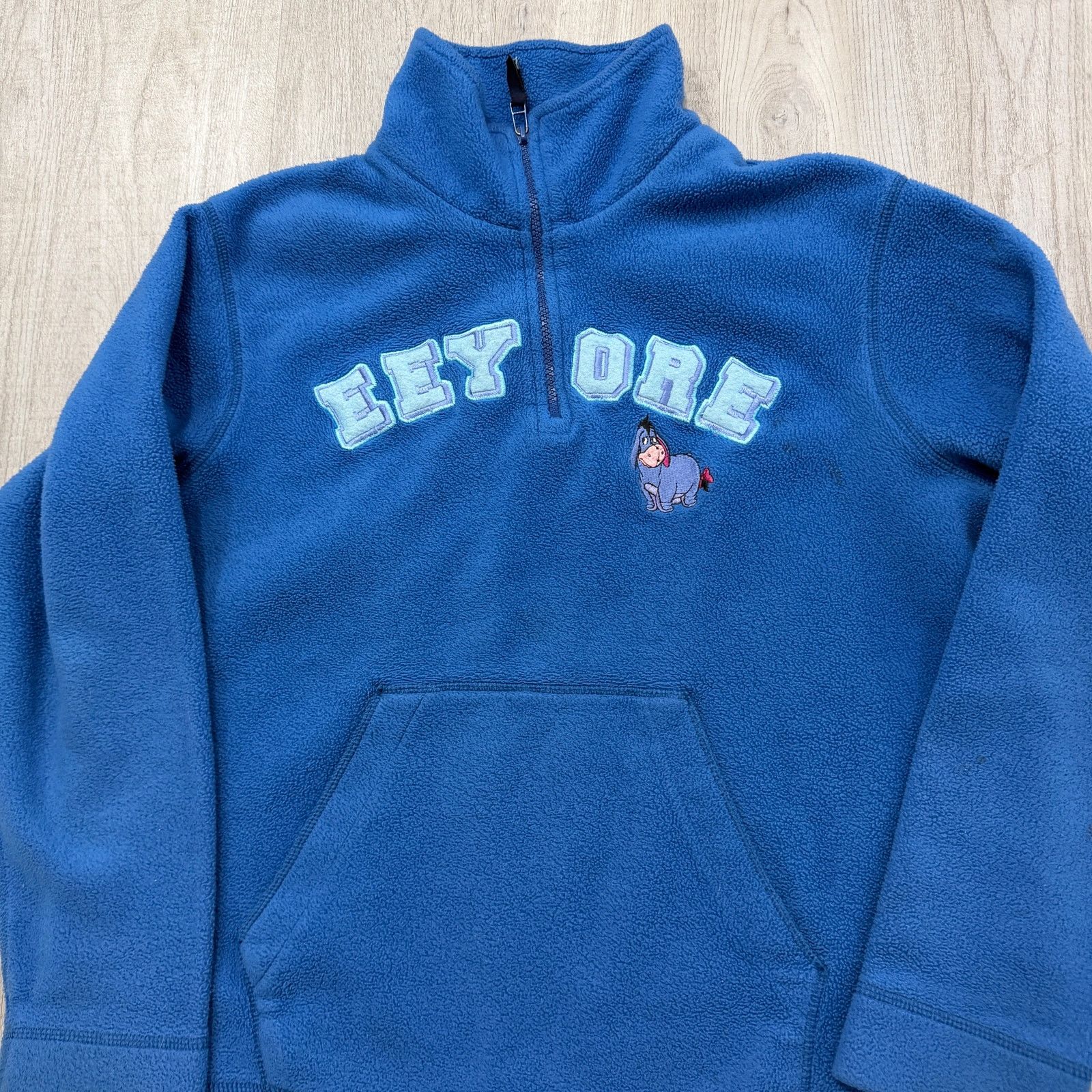 Disney Vintage Disney Eeyore Fleece Sweatshirt Women's Large Blue Size L / US 10 / IT 46 - 2 Thumbnail