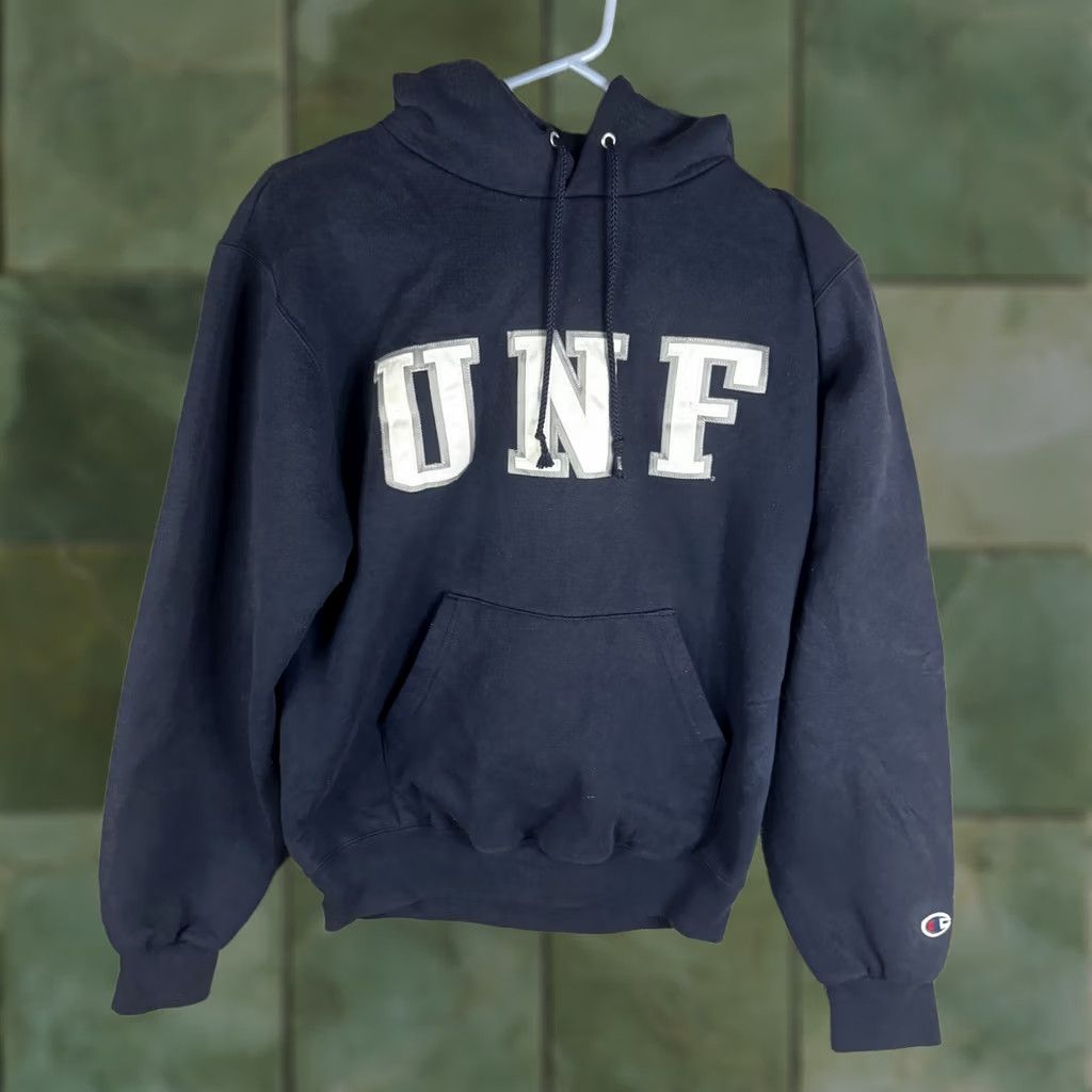 Champion Champion Hoodie Mens Small Blue UNF College Pullover Fleece Graphic Sweatshirt Size US S / EU 44-46 / 1 - 1 Thumbnail