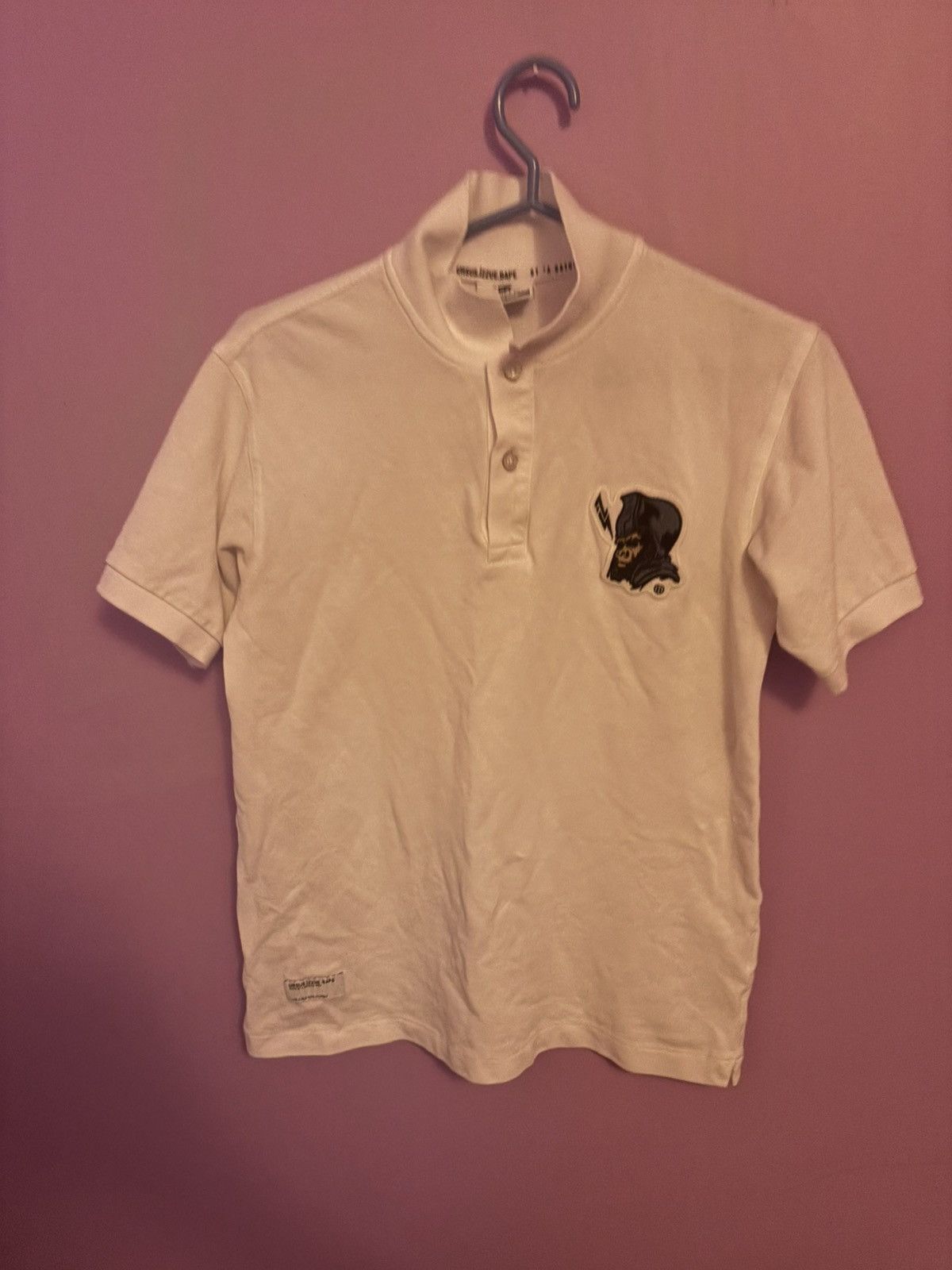 Bape Ursus Izzue Bape White Polo Size US M / EU 48-50 / 2 - 1 Thumbnail