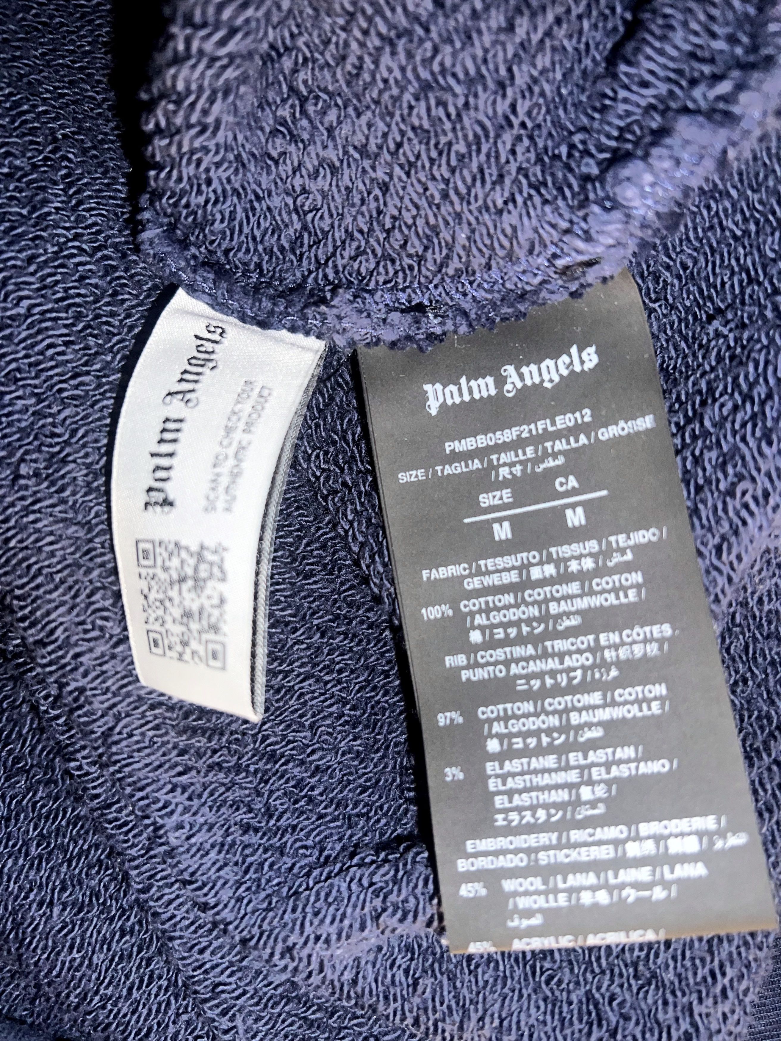 Palm Angels Palm Angels Bear Hoodie Navy Blue Size US M / EU 48-50 / 2 - 4 Thumbnail