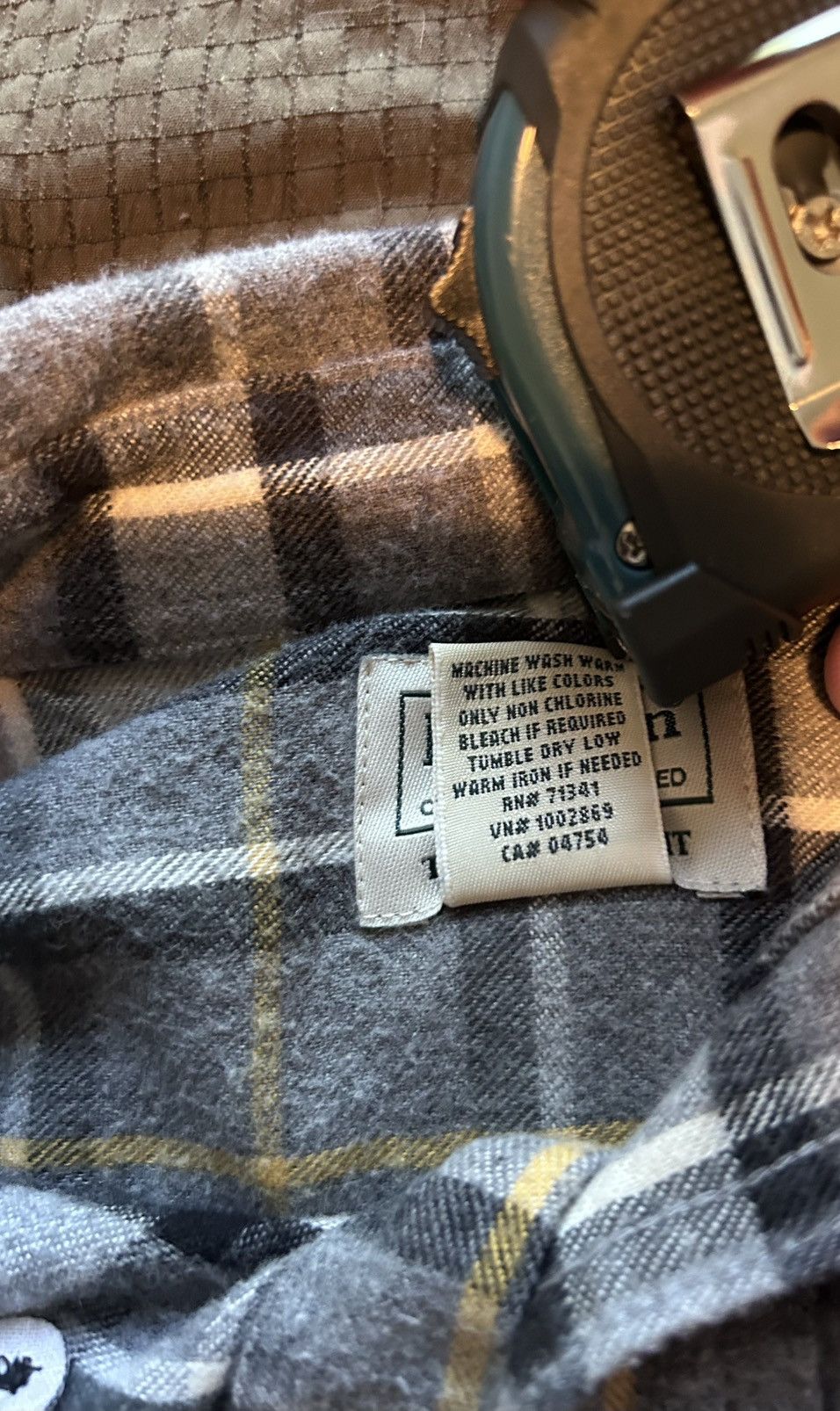 L.L. Bean L.L. Bean L-Tall Striped Flannel Shirt Size US L / EU 52-54 / 3 - 8 Thumbnail