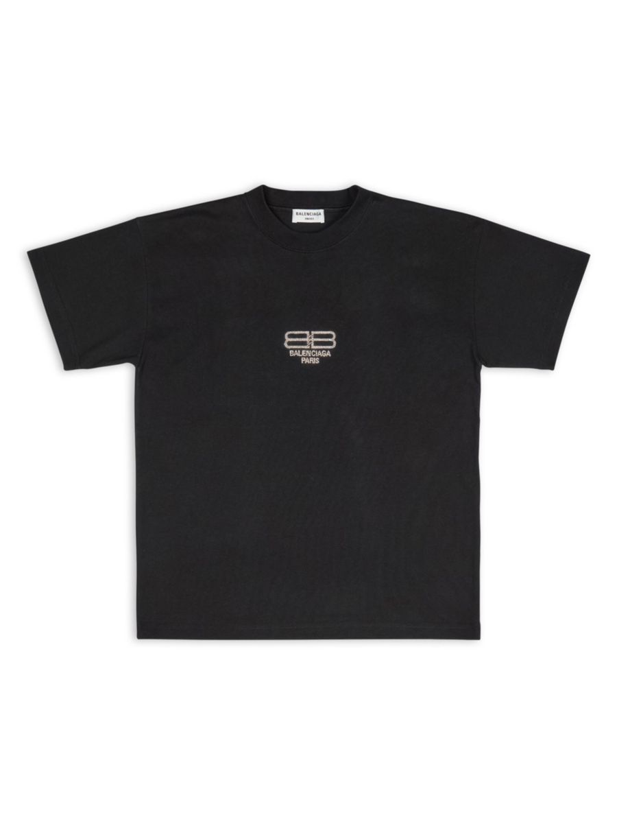 Balenciaga BB Paris Icon T-Shirt Medium Fit Size US XL / EU 56 / 4 - 1 Preview