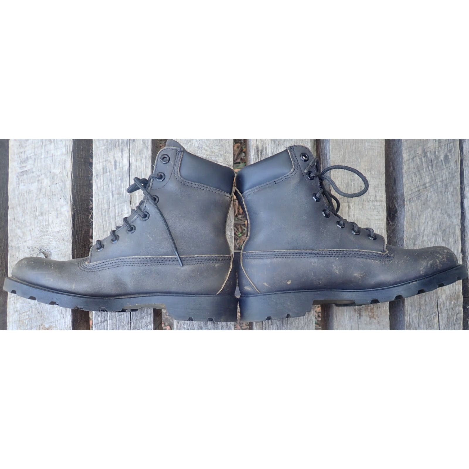Vintage Golden Retriever Vintage Leather Plain Toe Work Boots Size 7.5 M Made in USA Size US 8 / IT 38 - 6 Thumbnail