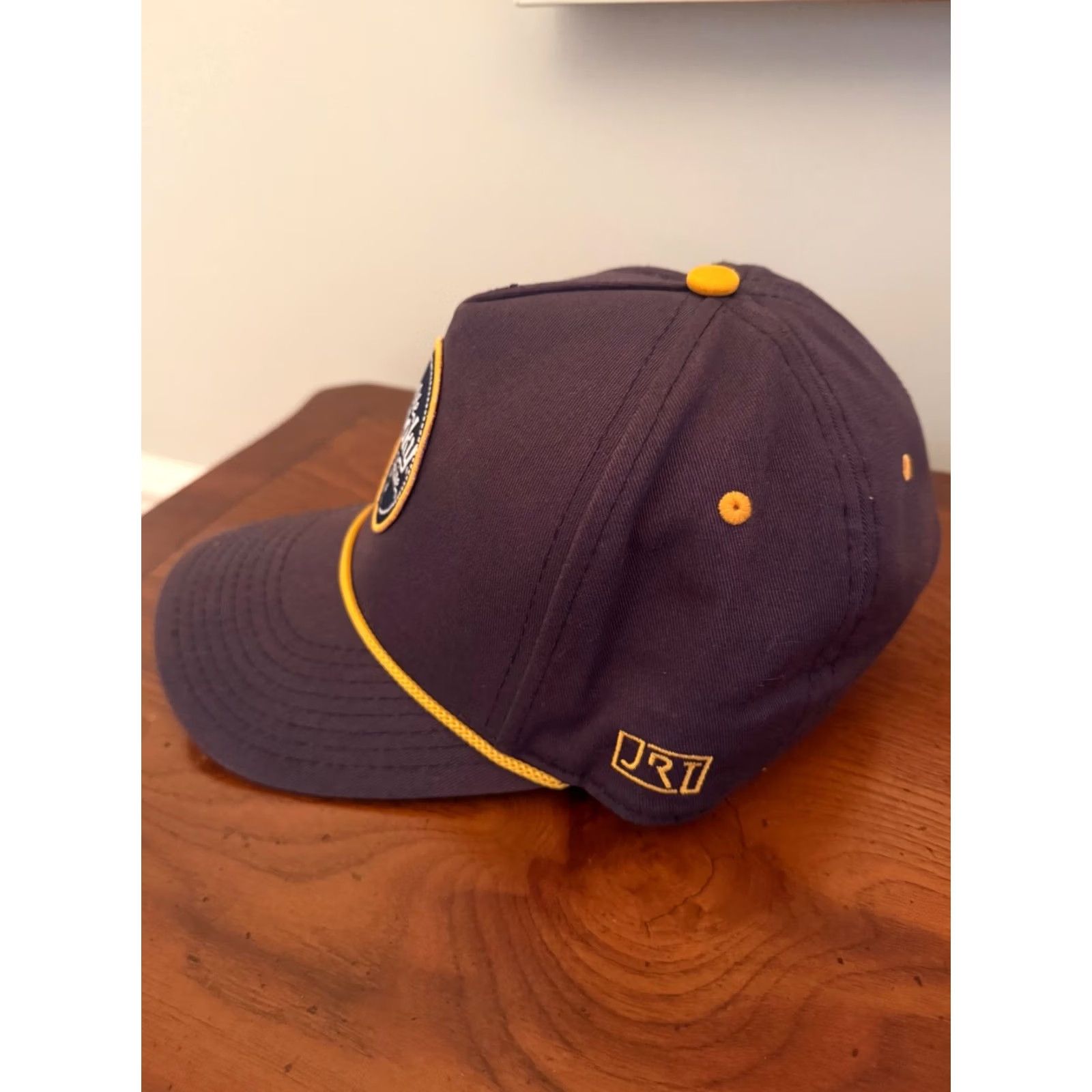Roper Ole Smoky Moonshine Hat Pukka Snapback Rope Cap Golf Navy/Gold NWT Blue Men One Size Adjustable Hat Size ONE SIZE - 2 Thumbnail