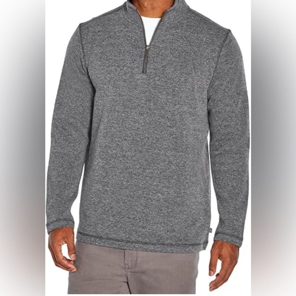 Gap GAP Gray Zip Up Sweater for Men Size US L / EU 52-54 / 3 - 1 Thumbnail