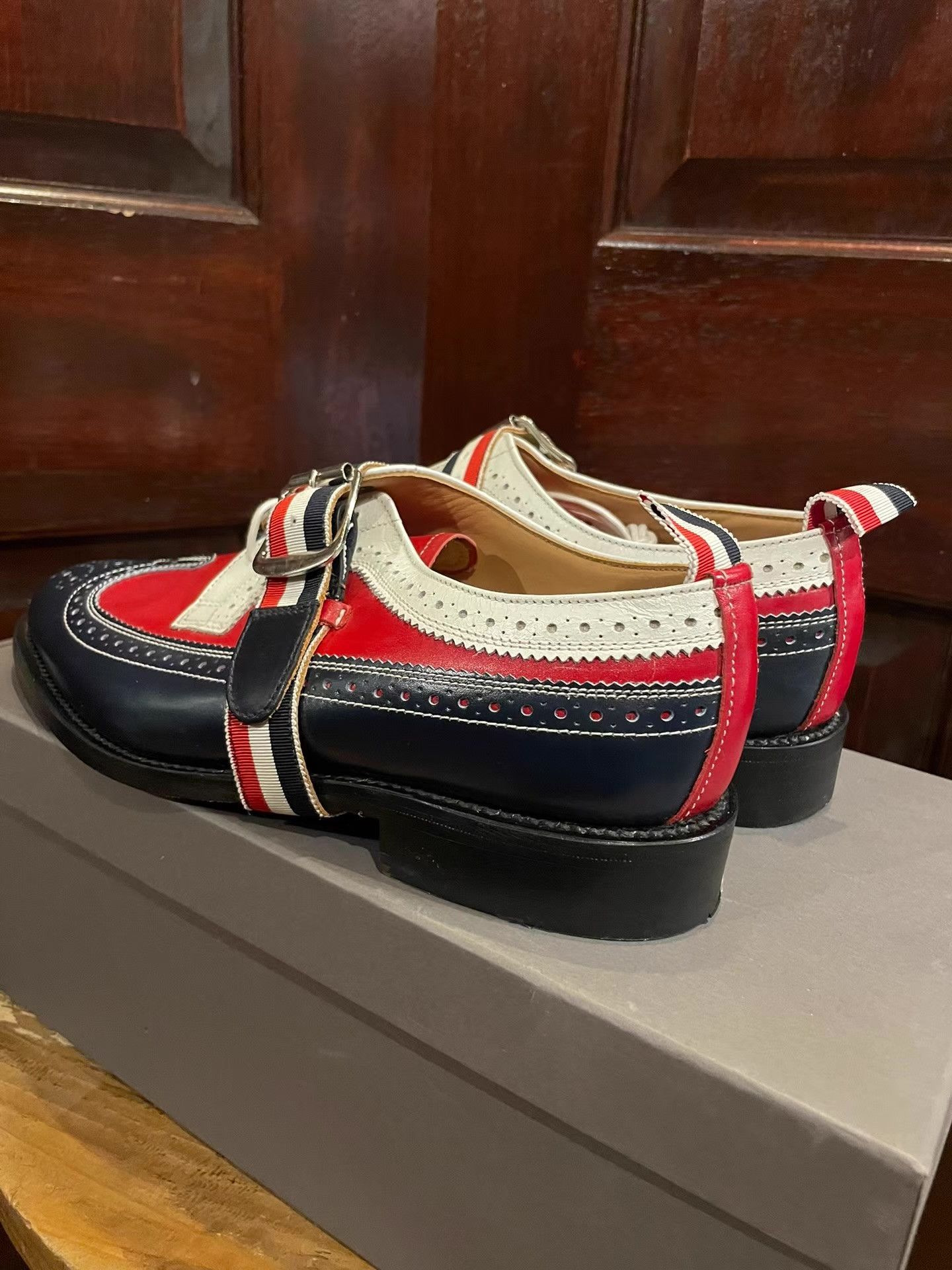 Thom Browne Thom Browne Brogue Leather Shoes。Ｑ25 Size US 9 / IT 39 - 4 Thumbnail
