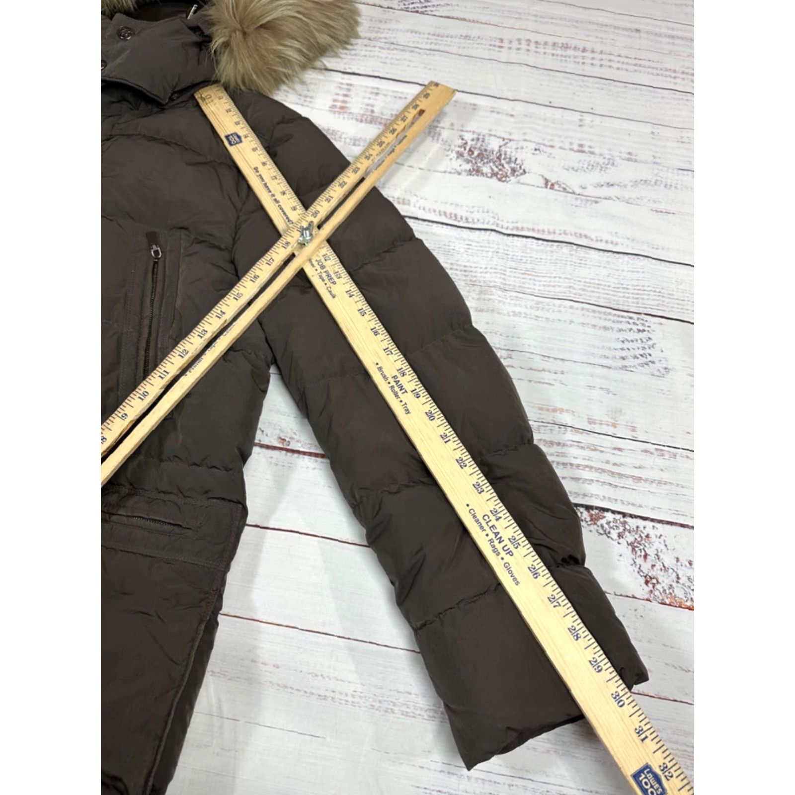 Canali Canali Men Parka Jacket Sz 54 US 44 Brown Faux Fur Hood Rain & Wind Tech Zip Front Size US S / EU 44-46 / 1 - 3 Thumbnail