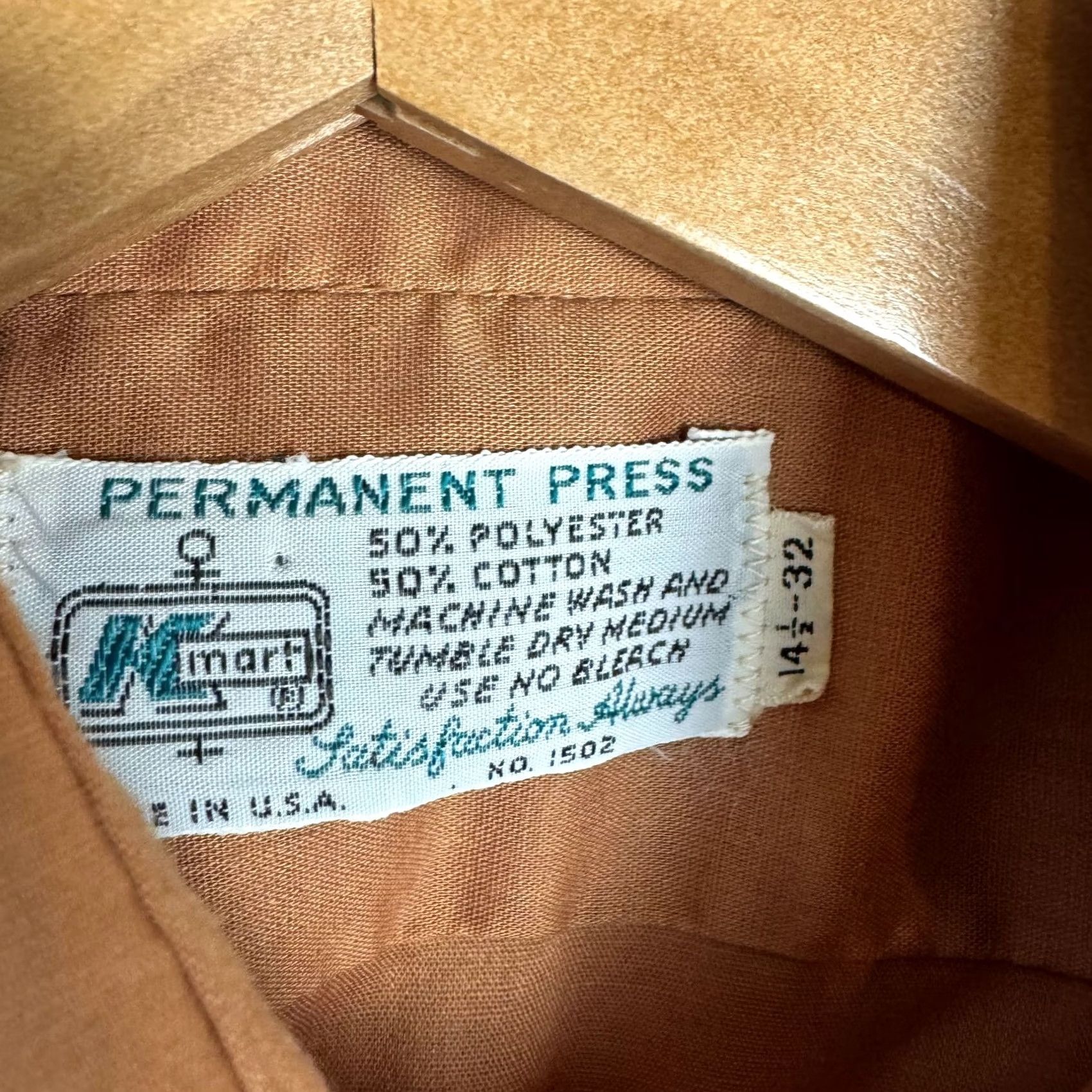 Vintage VINTAGE K Mart Western Shirt XL Men’s 14.5-32 Orange Rockabilly 1970s Long Sleeve USA Size US XL / EU 56 / 4 - 3 Thumbnail