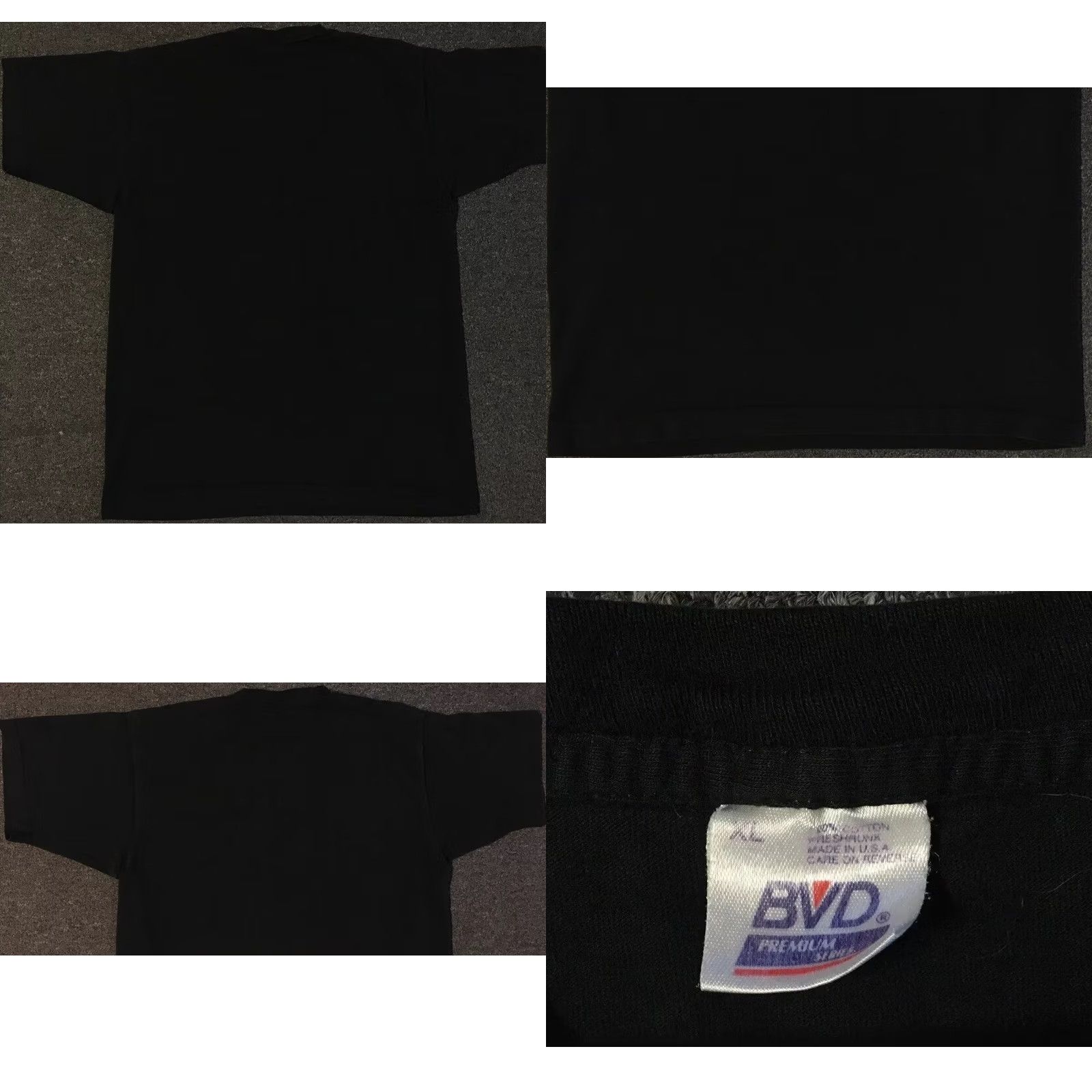 Vintage VINTAGE 90s Faded Distress Shirt XL USA Grunge Biker Punk Skate Surf Trucker PE 80s Shirt Mens XL Black USA Logo Thrashed Pockets Single Stitch Size US XL / EU 56 / 4 - 8 Thumbnail