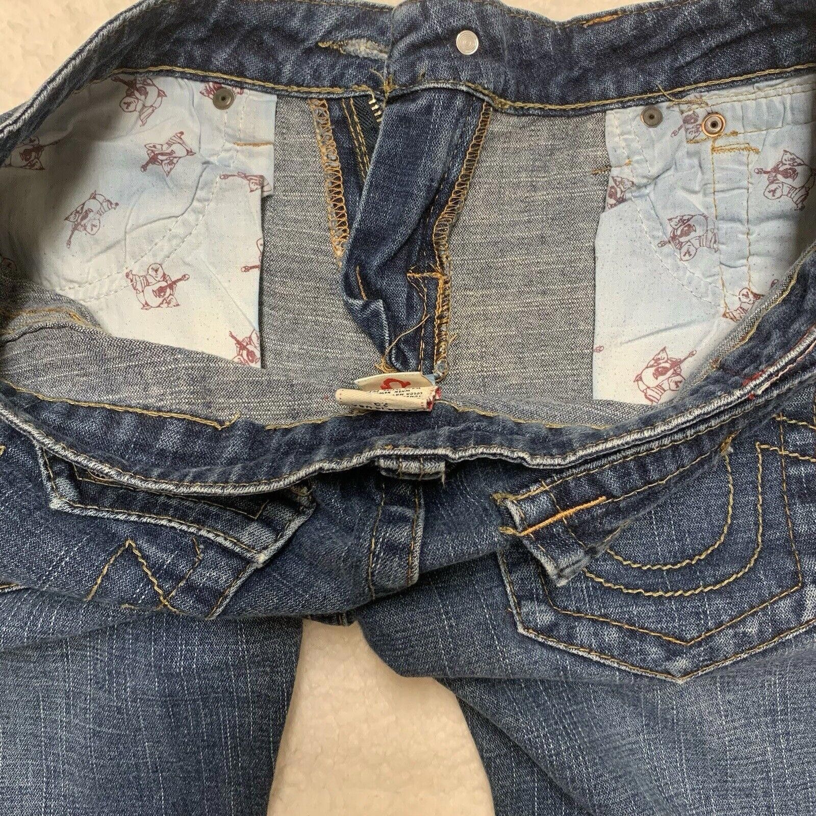 True Religion True Religion Skinny Jeans Women's Sz 29 Blue Back Flap Size 29" - 6 Thumbnail