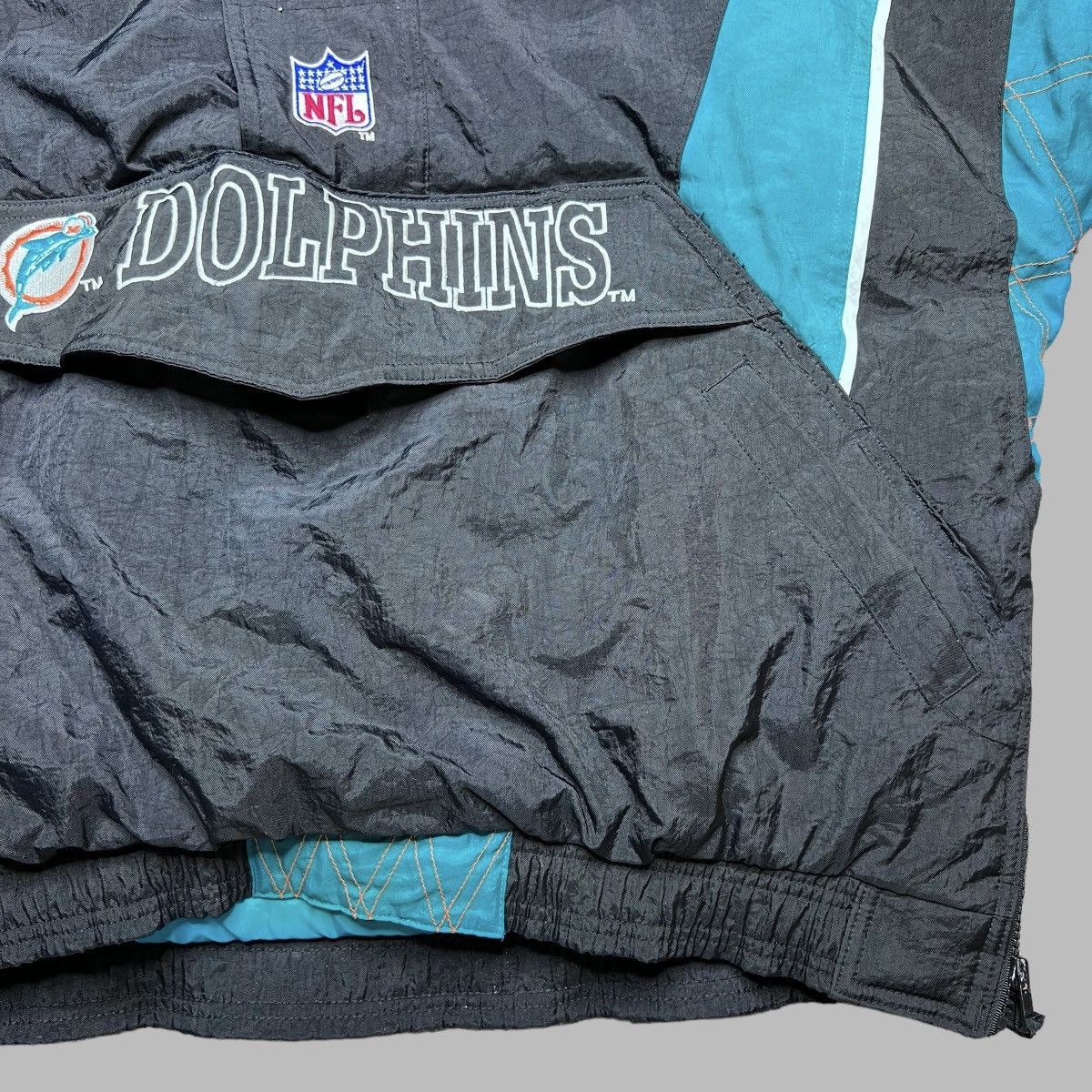 NFL × Starter × Vintage Vintage 1990s NFL Miami Dolphins Starter Puffer Jacket Size US L / EU 52-54 / 3 - 12 Thumbnail