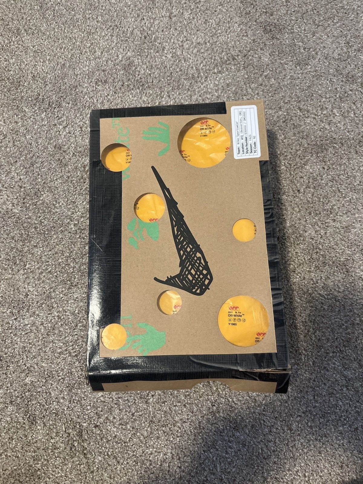 Nike × Off-White Nike x Off White Dunk Low Lot 02 Size US 10 / EU 43 - 3 Thumbnail