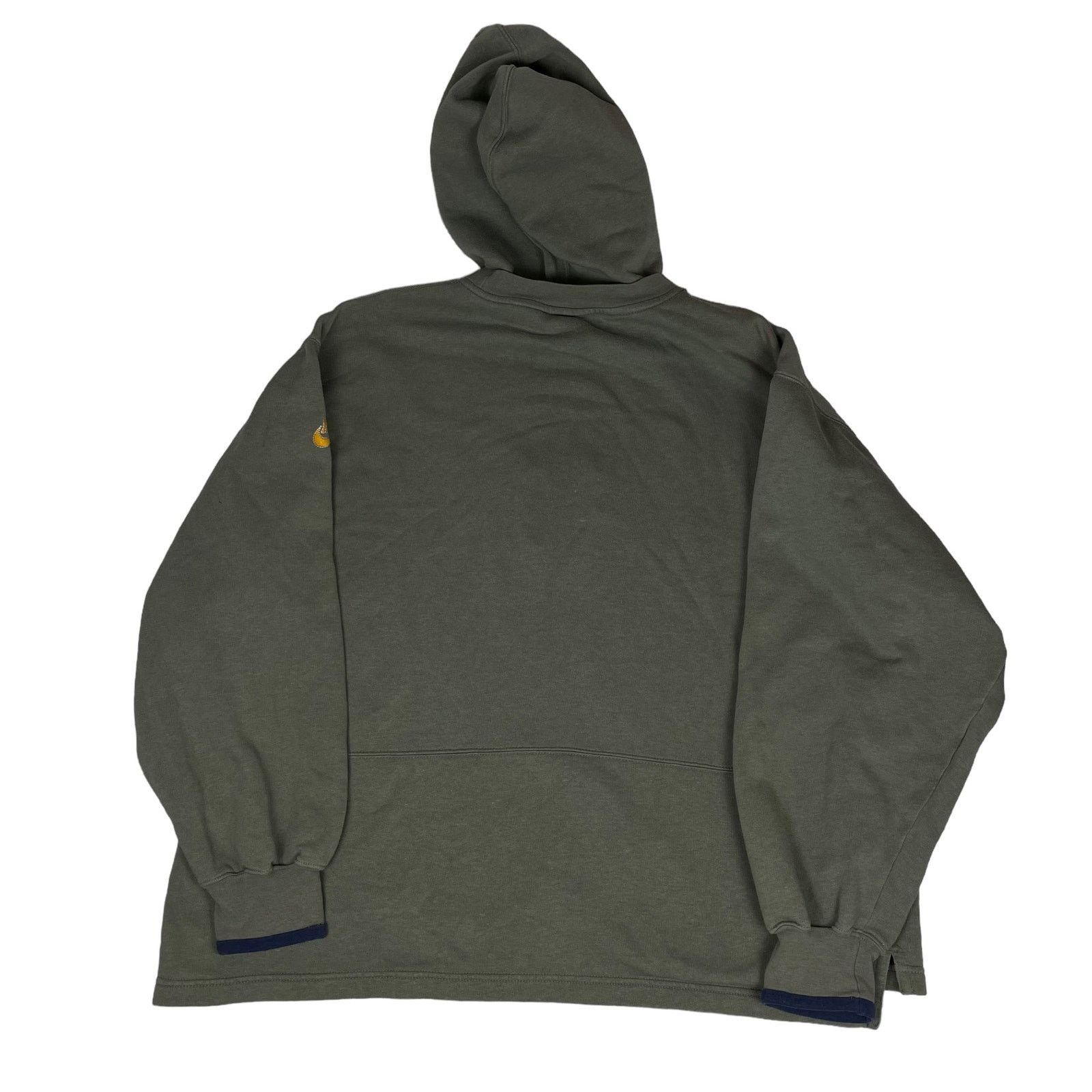 Nike × Vintage Nike Men's Green Embroidered Sports Fitness Hoodie Medium Size US M / EU 48-50 / 2 - 7 Thumbnail