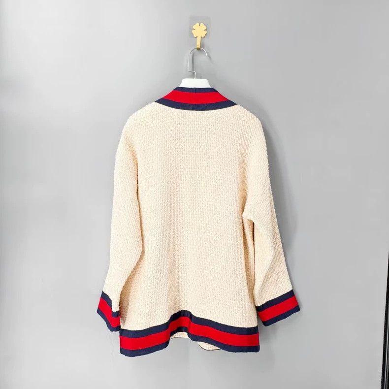 Gucci Gucci Diamond buckle cardigan sweater Size S / US 4 / IT 40 - 2 Thumbnail