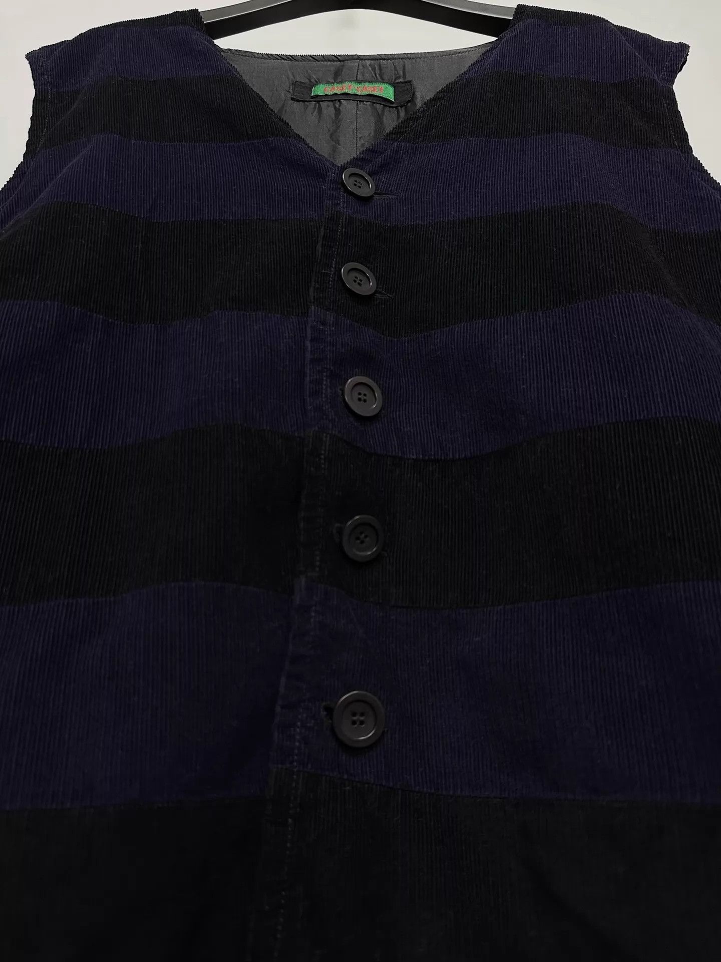 Casey Casey casey casey colorblock cord vest purple-black oversize Size US S / EU 44-46 / 1 - 5 Thumbnail