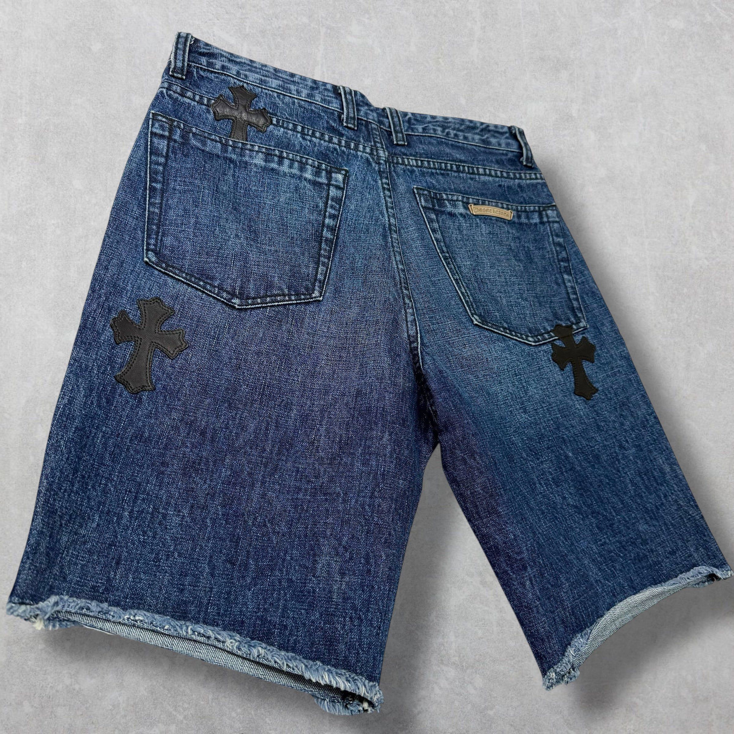 Chrome Hearts Chrome Hearts Turbo Diesel Cross Patch Shorts 28 Size US 28 / EU 44 - 3 Thumbnail