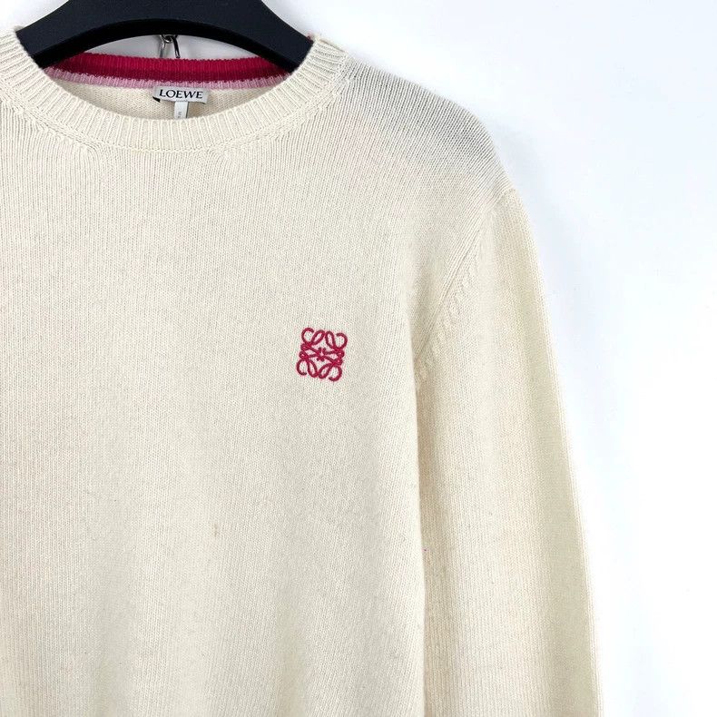 Loewe LOEWE Knitted sweater with embroidery pattern Size S / US 4 / IT 40 - 6 Thumbnail