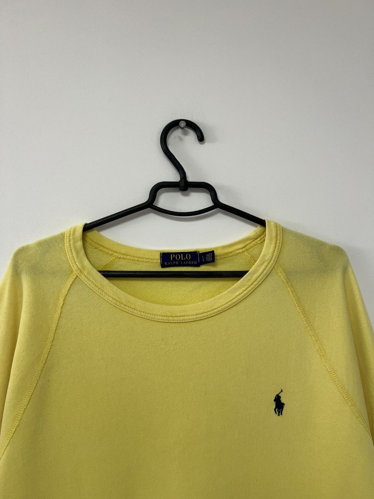 Polo Ralph Lauren × Vintage Vintage Polish Ralph Lauren Yellow Sweatshirt Rare sz L Size US L / EU 52-54 / 3 - 5 Thumbnail