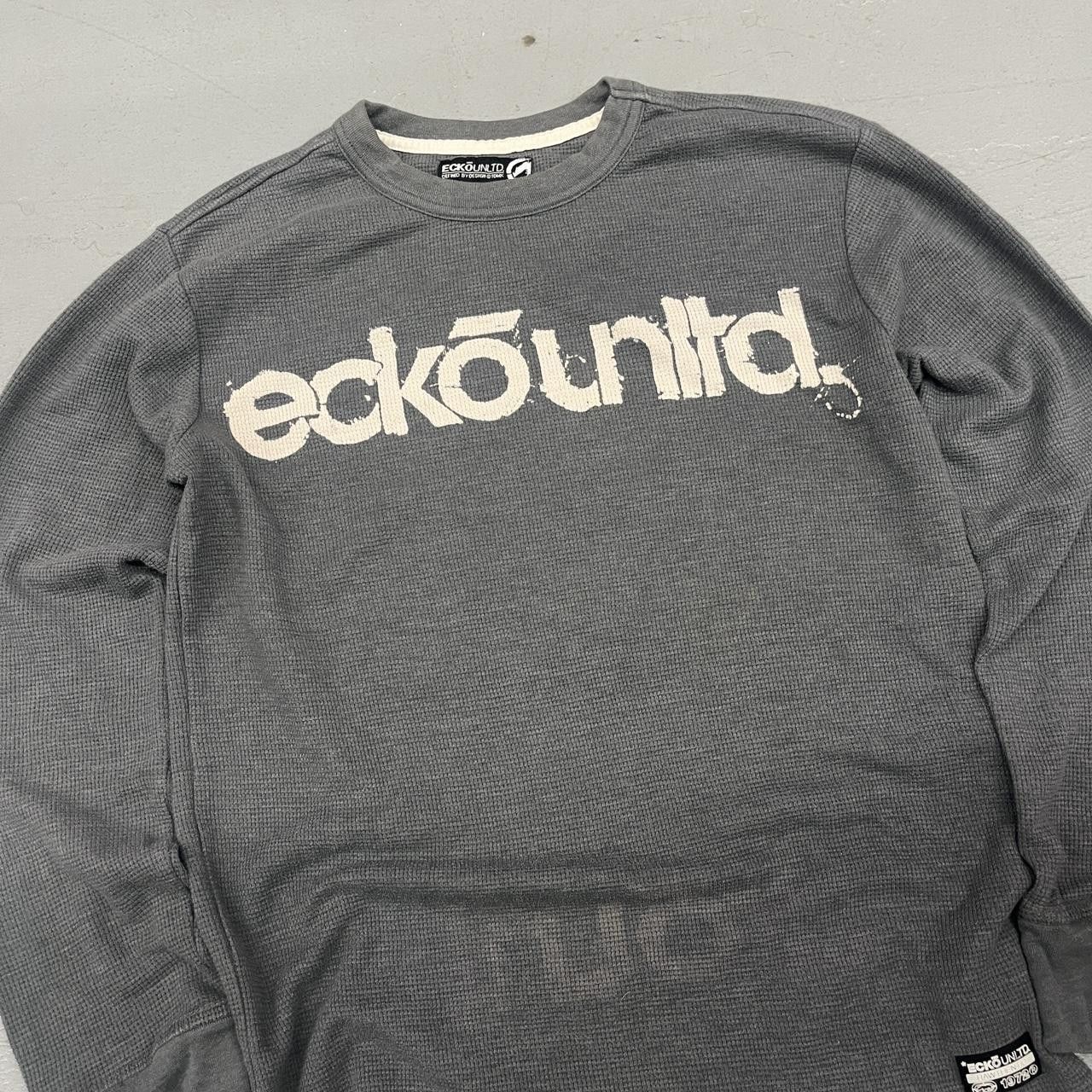 Ecko Unltd. VTG Y2K Ecko Unlimited Cyber Grunge Thermal Long Sleeve M Size US M / EU 48-50 / 2 - 2 Thumbnail