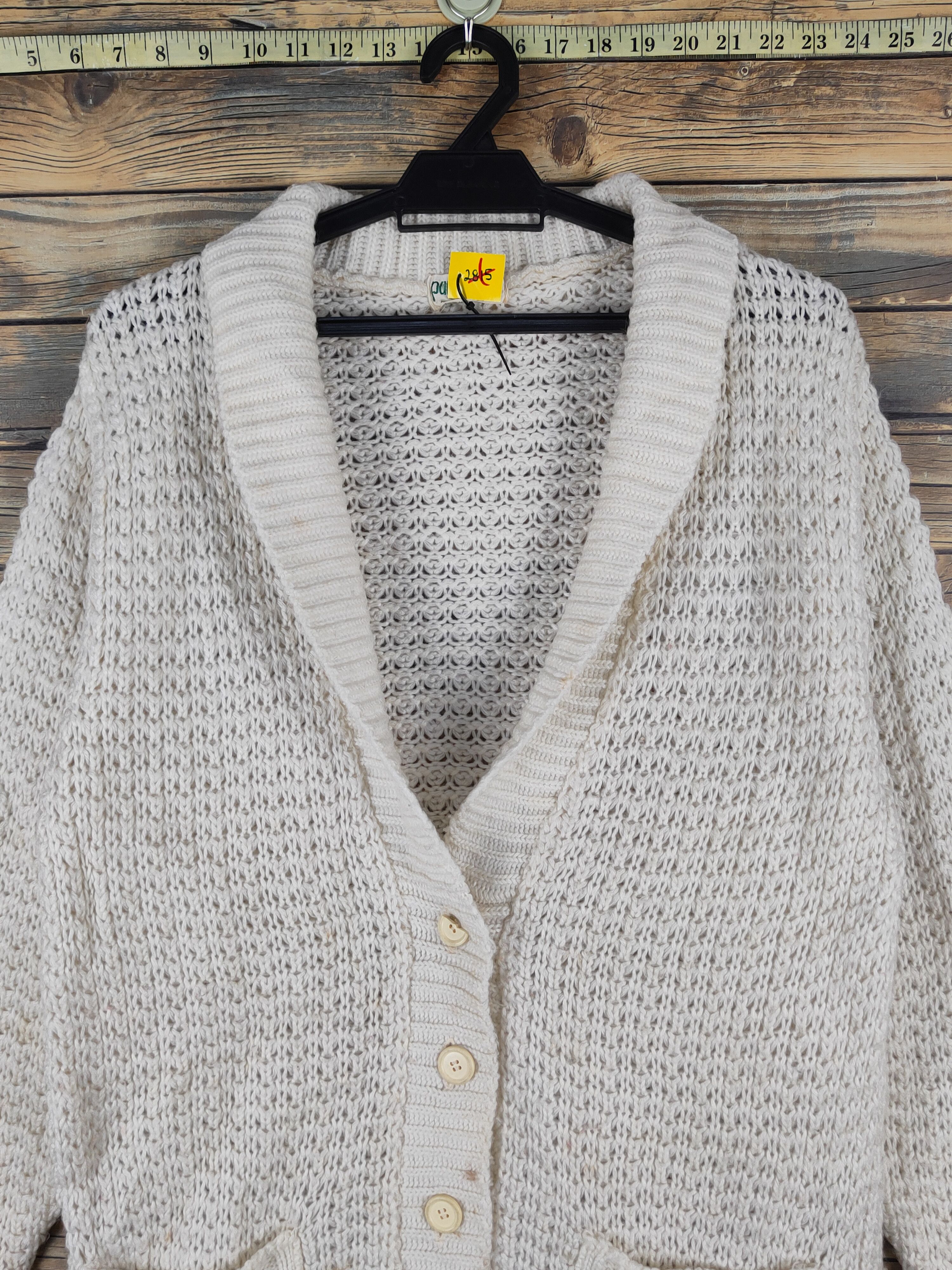 Japanese Brand Pure Jump made in tokyo vintage Knitwear Cardigan #W1356 Size M / US 6-8 / IT 42-44 - 2 Thumbnail