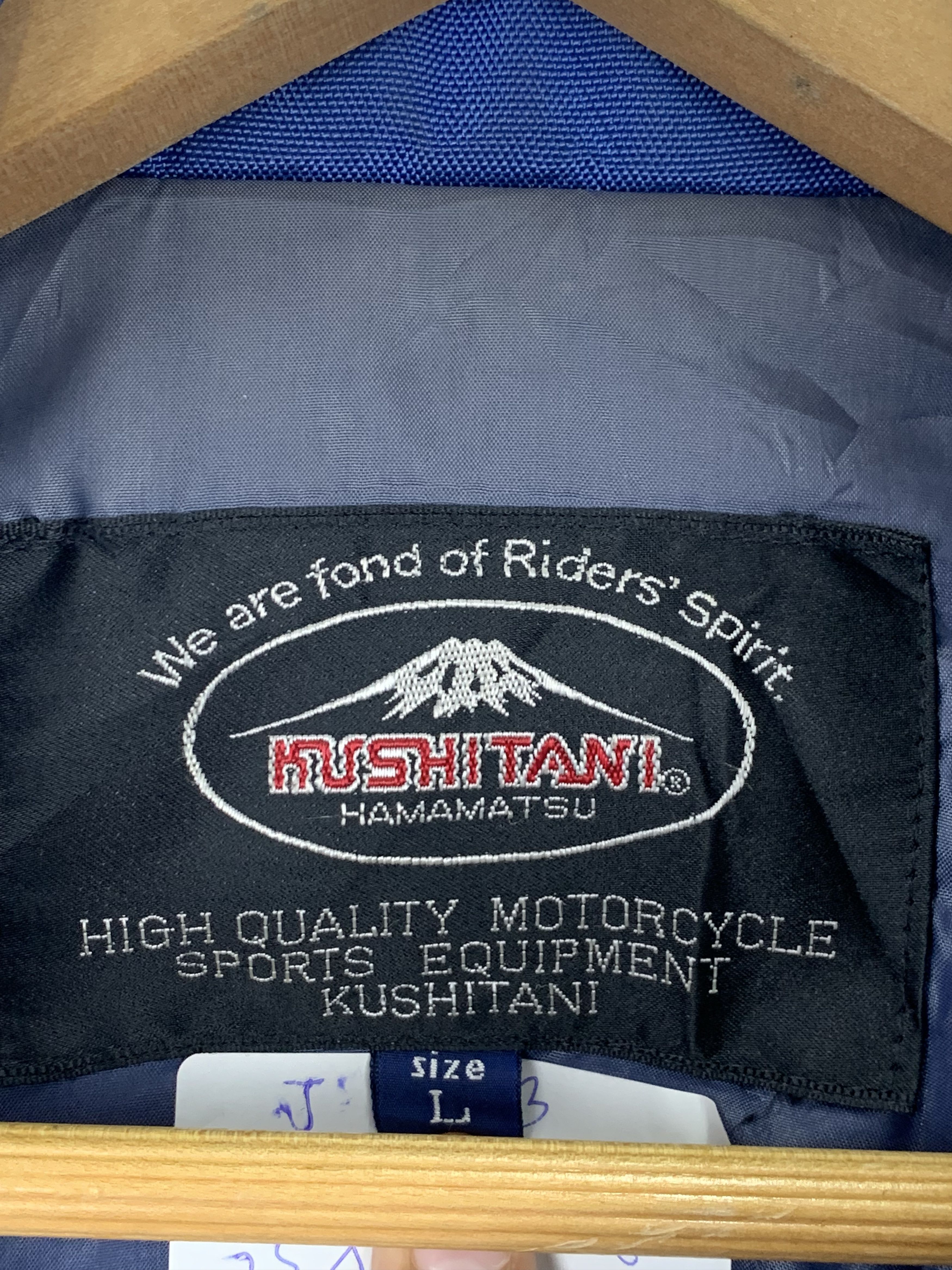 Japanese Brand Vintage Kushitani Hamamatsu Motorcycle Racing Jacket J0953 Size US L / EU 52-54 / 3 - 5 Thumbnail