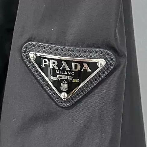 Prada PRADA Triangle Logo Nylon Waist Zip-Up Jacket 40 Size S / US 4 / IT 40 - 7 Thumbnail