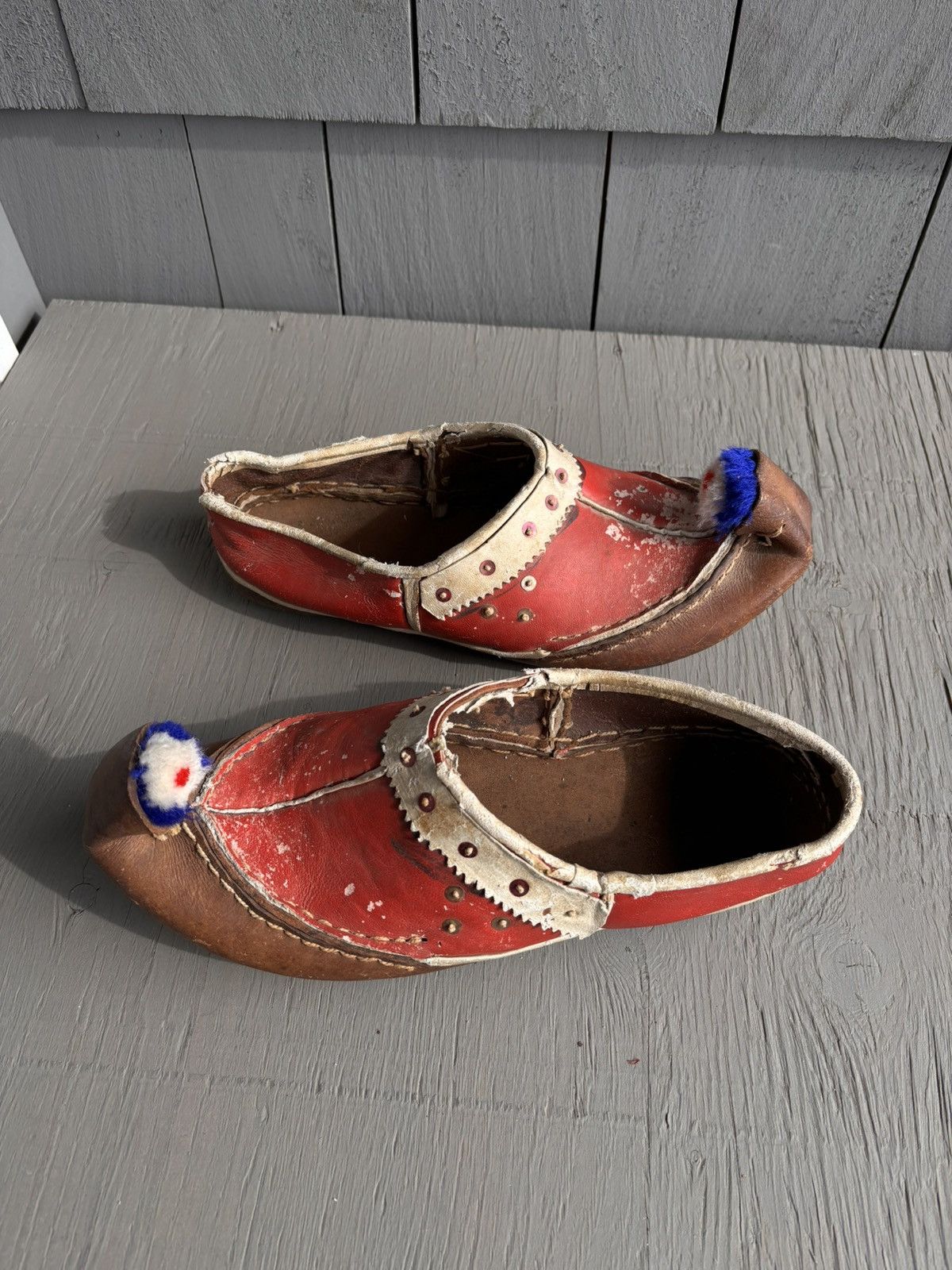 Other Antique Tsarouchi Greek National Guard Moccasin Pom Pom Loaf Size US 8 / EU 41 - 4 Thumbnail