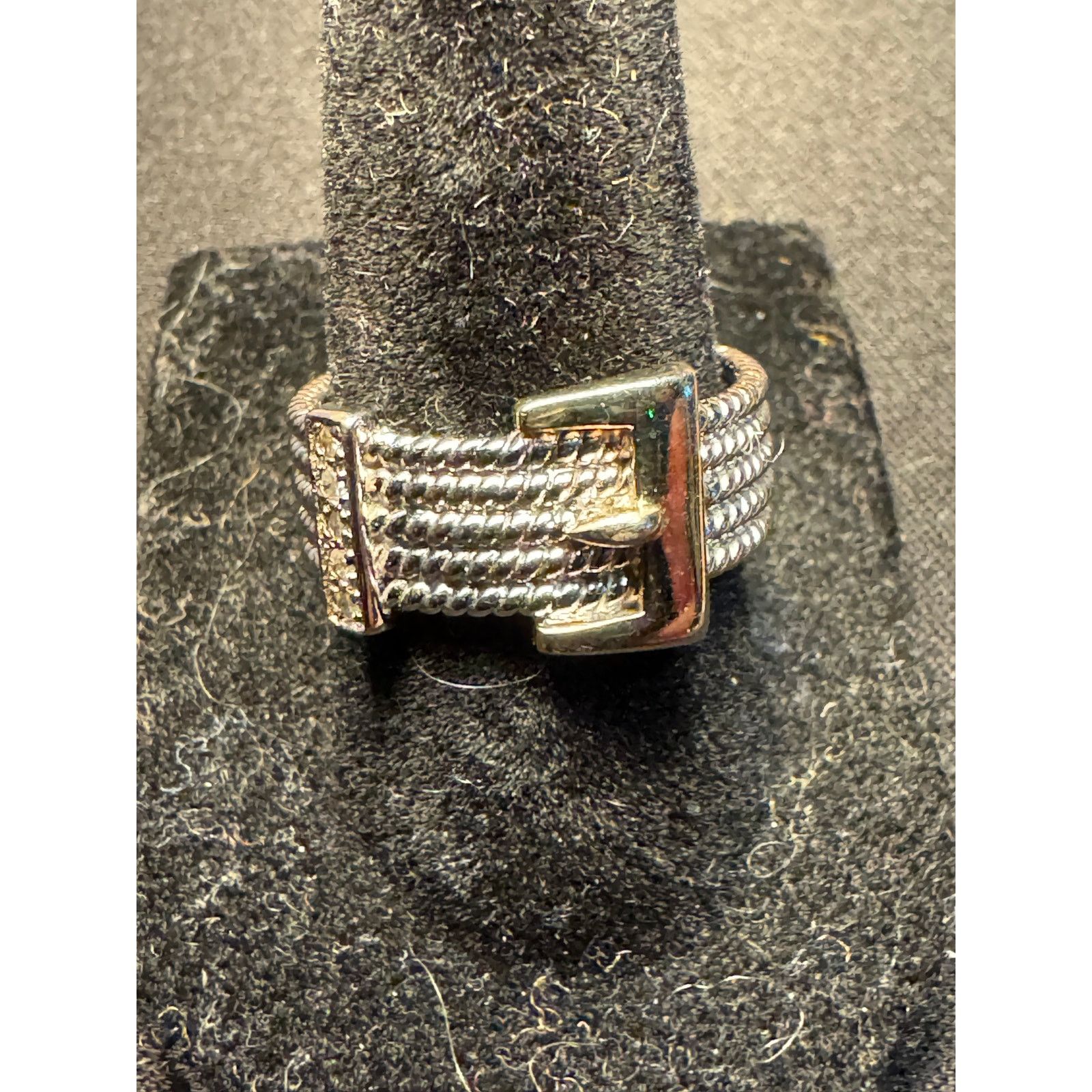 Other 925 Sterling Silver Belt Buckle Ring Size 8 Size ONE SIZE - 2 Thumbnail