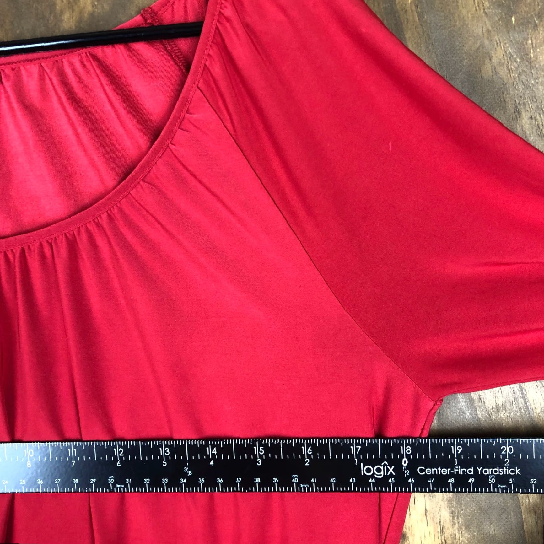 Express Express Shirt Women Red Blouse 3/4 Sleeve Round Neck Stretch S Size S / US 4 / IT 40 - 7 Thumbnail
