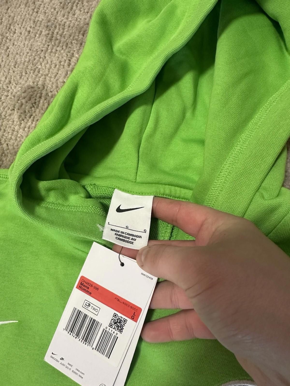 Nike NWT 2022-23 Nigeria Nike Terry Travel Hoodie Sz L Size US L / EU 52-54 / 3 - 12 Thumbnail