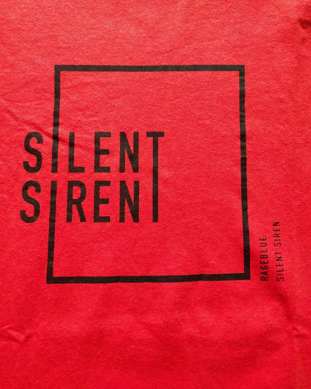 Band Tees × Japanese Brand × RAGEBLUE Silent Siren x Rage Blue Red Band Tees Size US M / EU 48-50 / 2 - 2 Thumbnail