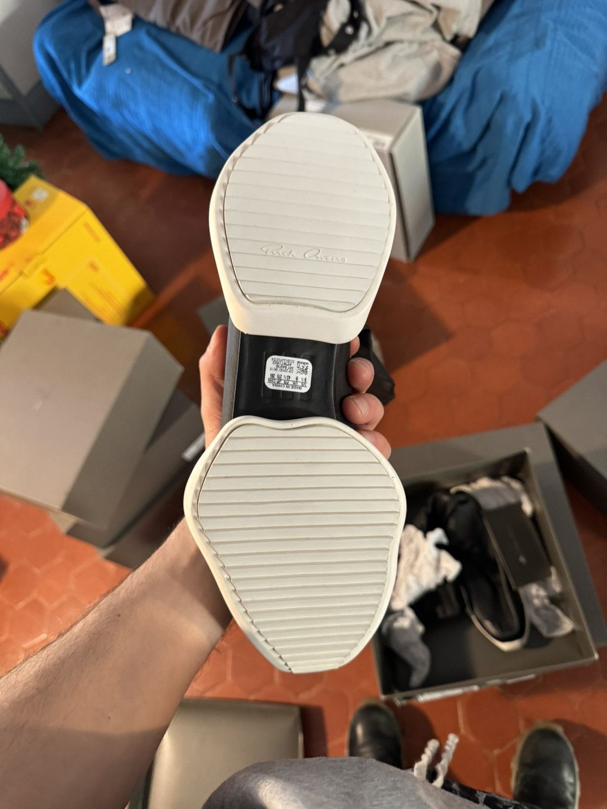 Adidas × Rick Owens Rick Owens adidas socks boots Size US 9.5 / EU 42-43 - 7 Thumbnail