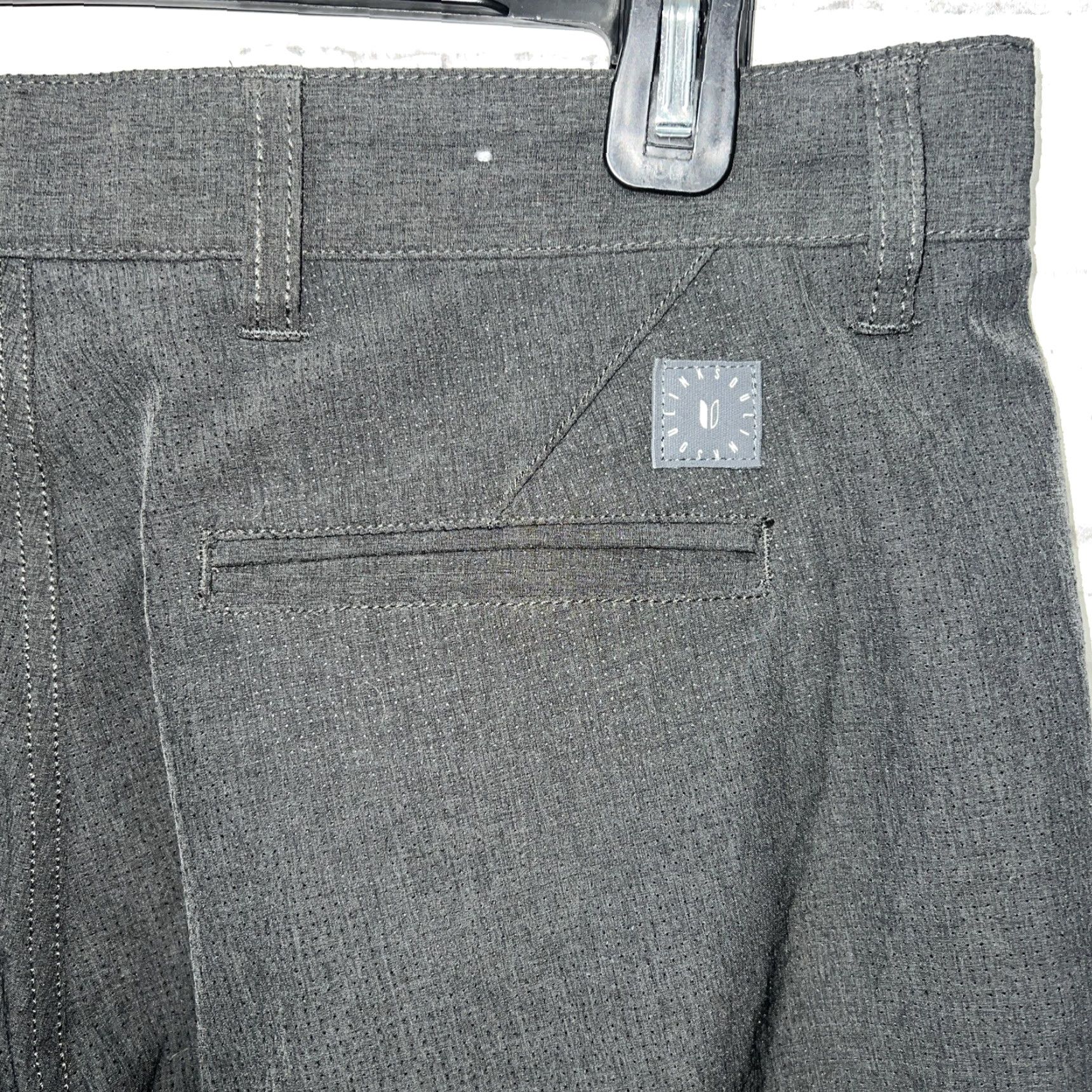Vintage Linksoul Shorts Mens Size 32 Gray Chino Casual Size US 32 / EU 48 - 3 Thumbnail