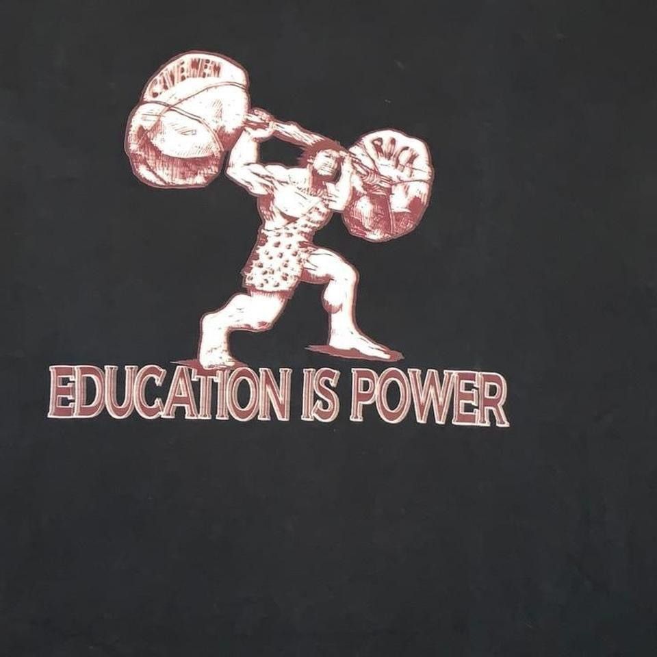 Other Black and Red Education is Power” Tee Size US XL / EU 56 / 4 - 2 Thumbnail