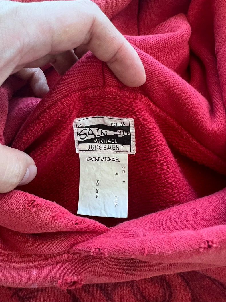 Saint Michael Saint Michael Son and Virgin make old and frayed hoodie 25 Size US M / EU 48-50 / 2 - 5 Thumbnail