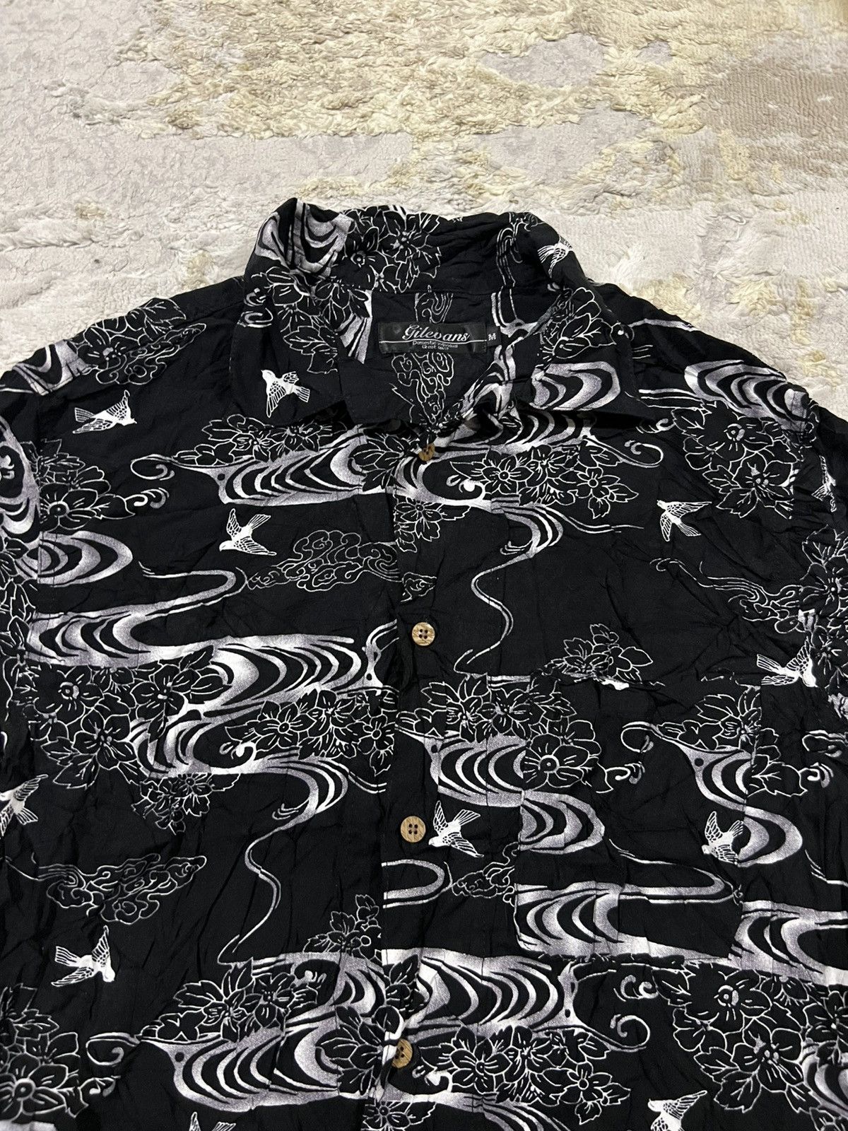 Sun Surf Vintage Japanese Swallow Bird Motif Rayon Hawaiian Shirt Size US M / EU 48-50 / 2 - 3 Thumbnail